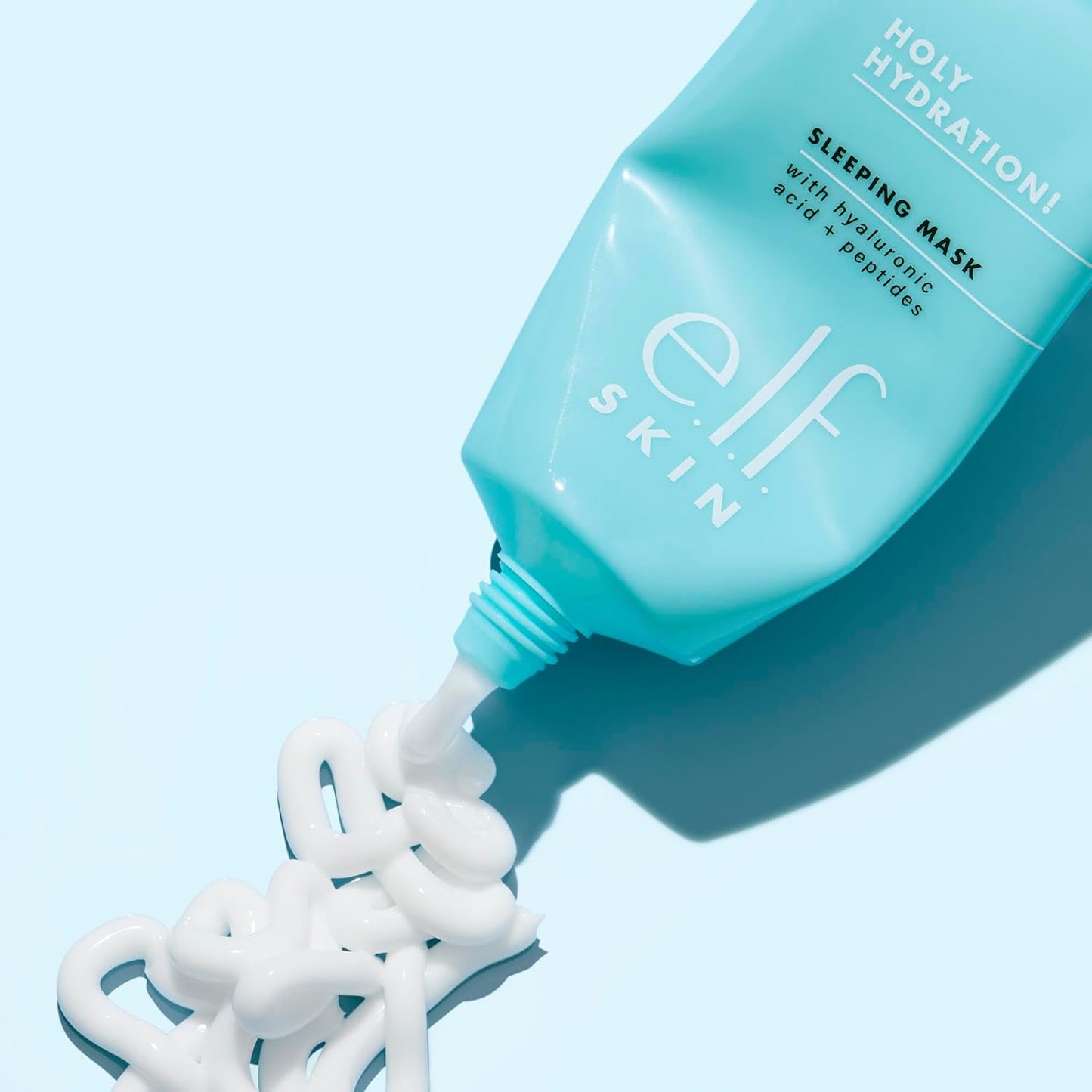 e.l.f. SKIN Holy Hydration! Sleeping Mask, Moisturizing & Plumping Dual-Use Sleep Or Rinse-Off Face Mask, Soothes Skin With A Creamy Formula