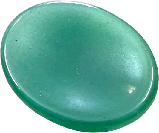 Green Aventurine Worry Stone – Crystal Thumb Worry Stone for Anxiety, Stress – Relaxing and Soothing Balance Stones for Meditation, Stress Relief – Healing Stones and Crystals for Men and Women