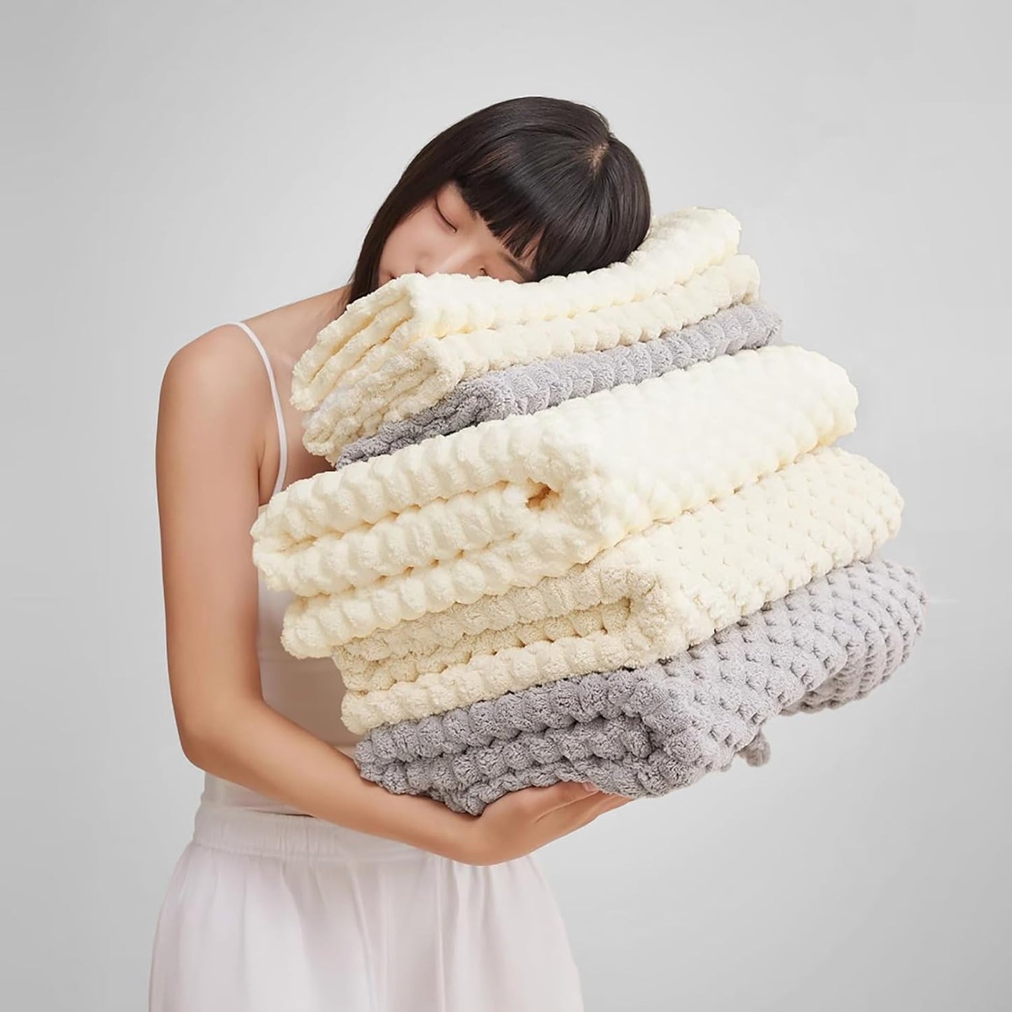 Extra Large Bath Towel Sheet-40x80 Inches Oversized,Super Soft,Quick Dry,Microfiber Shower Towels Highly Absorbent,Plush Bathroom Towels for Adults, Premium Quality (Beige, 2PCS)