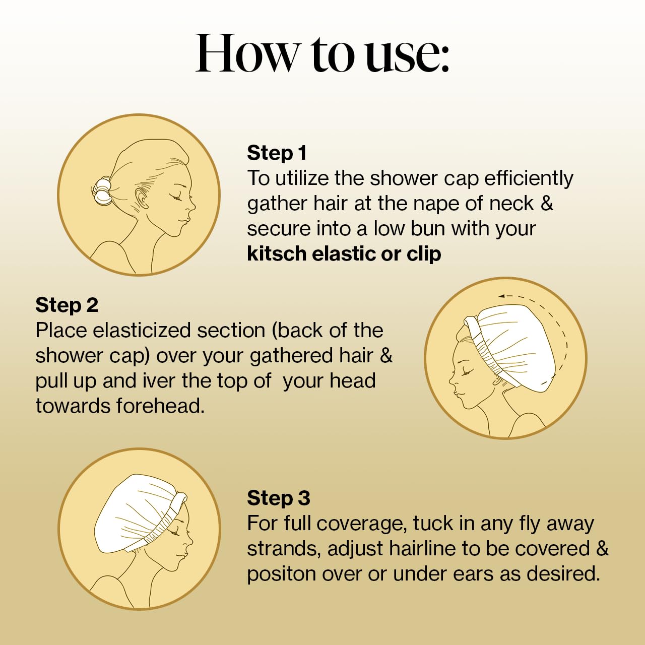 Kitsch Harry Potter x Satin Microfiber Hair Towel Wrap for Women - Super Absorbent, Quick Dry, Anti-Frizz, for Long & Short Hairs, Turbans for Women, Hair Wrap - Hufflepuff