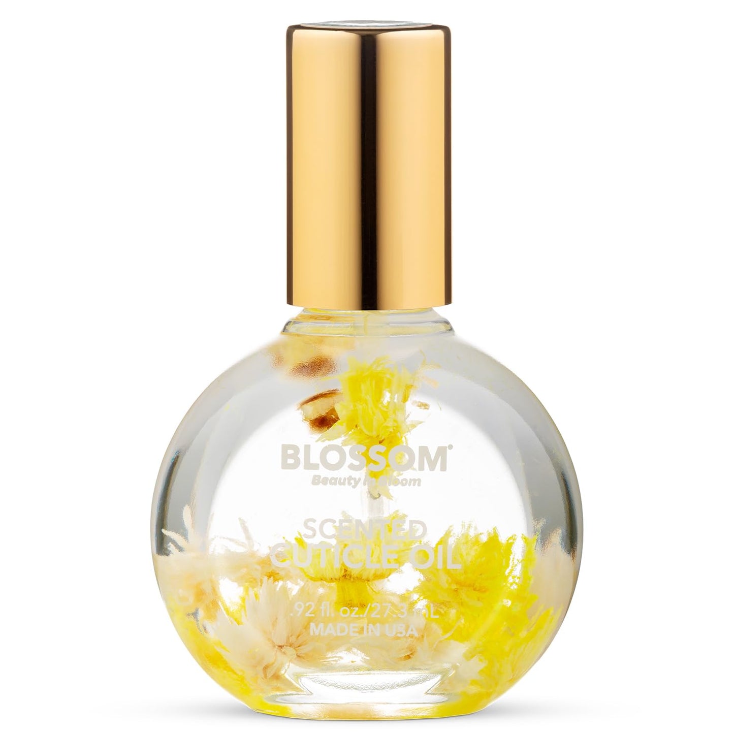 Blossom Cuticle Oil for Nails, Hydrating, Moisturizing, Scented Nail Oil Cuticle Care, Infused with Real Flowers, Made in USA, 0.92 fl. oz, Lily
