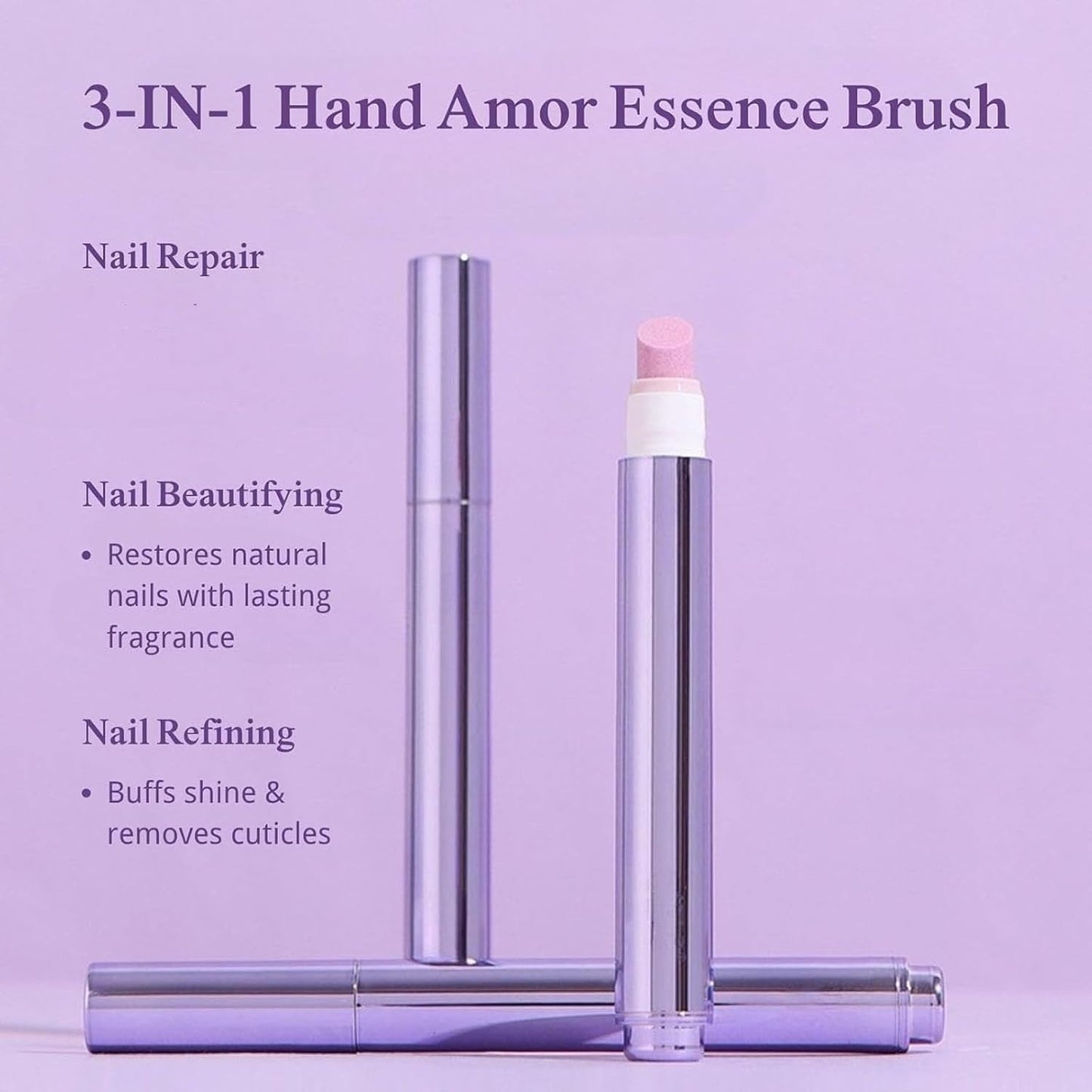 Upgrade 3-in-1 Nail Care Pen, 3-in-1 Cuticle Oil Cuticle Pusher Nail Oil Pen, Cuticle Oil Pens For Nails, for Moisturize Strengthen Brighten Nails Care (1pc)