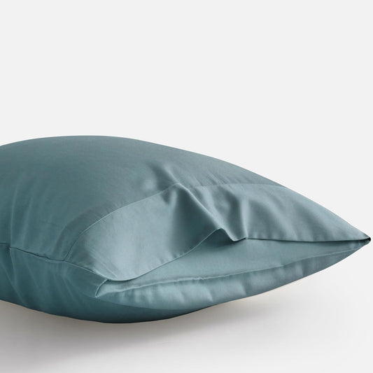 DOZ by SIJO Pillowcase Set, 100% Viscose derived from Bamboo, Organically Grown, Buttery Soft, Silky, Breathable, Cooling, Oeko-TEX, High GSM, (Pack of 2), Envelope Closure (King, Teal)