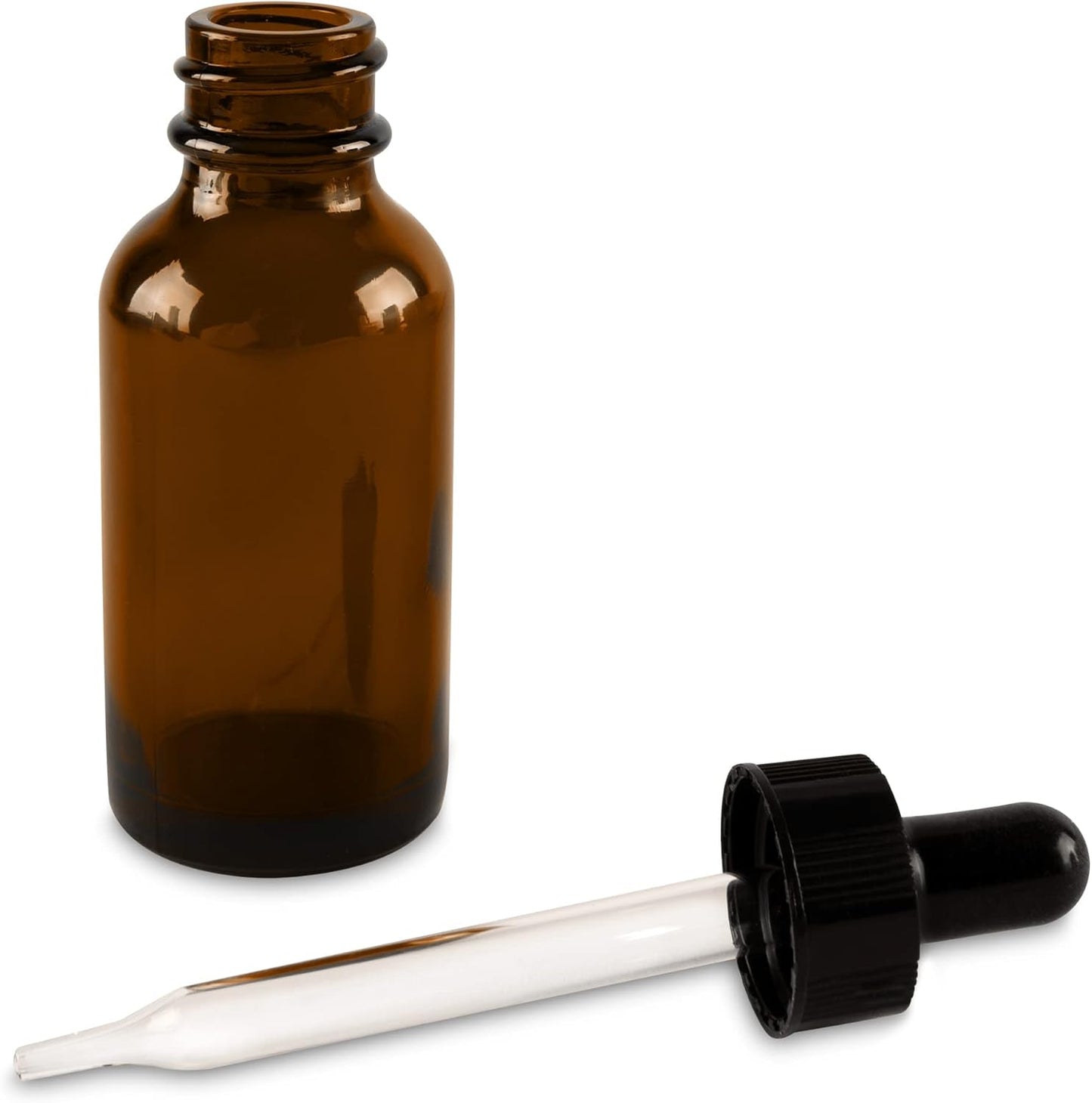 Super Z Outlet 1oz Glass Bottles with Glass Eye Dropper Dispenser for Essential Oils, Kitchen Tools, Chemistry Lab Chemicals, Colognes & Perfumes (6 Pack) (Cobalt Blue) (Brown)