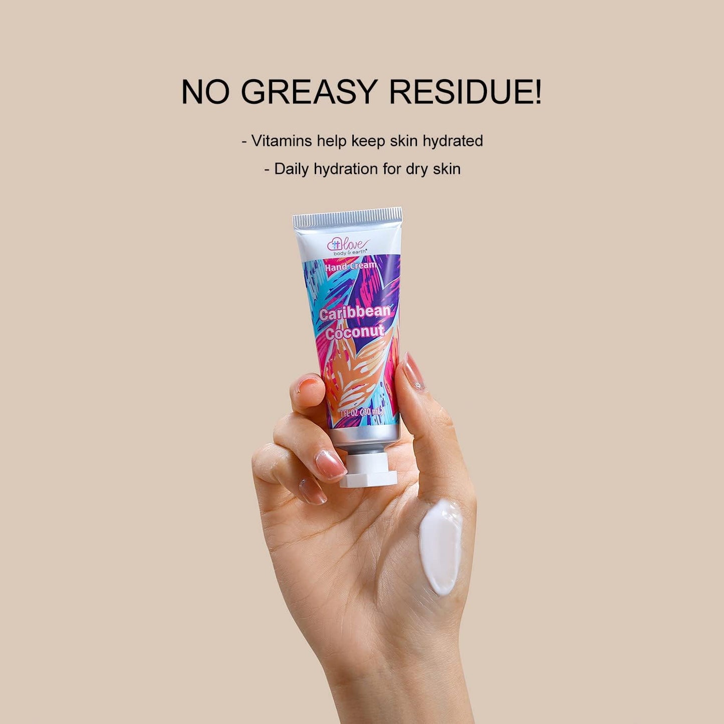 BODY & EARTH # LOVE Hand Cream Hand Lotion Gifts Set for Women, 6-Pack of Hand Cream Travel Size Hand Lotion for Nourishing Dry Hands, Birthday Christmas Gifts for Women