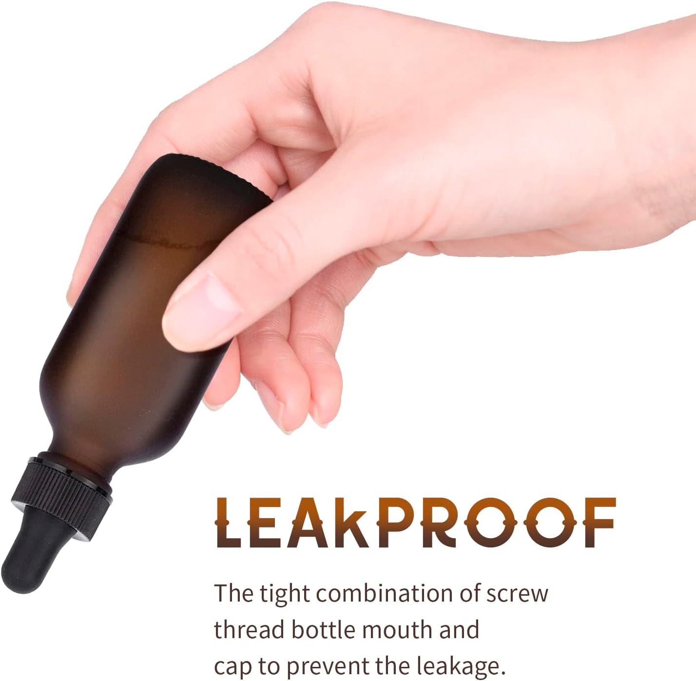 24 Pack Frosted Amber Dropper Bottles, 1oz/30ml Glass Tincture Bottles with Measured Eye Dropper, Leak Proof Travel Bottles for Essential Oils/Chemistry Lab Chemicals/Colognes & Perfumes