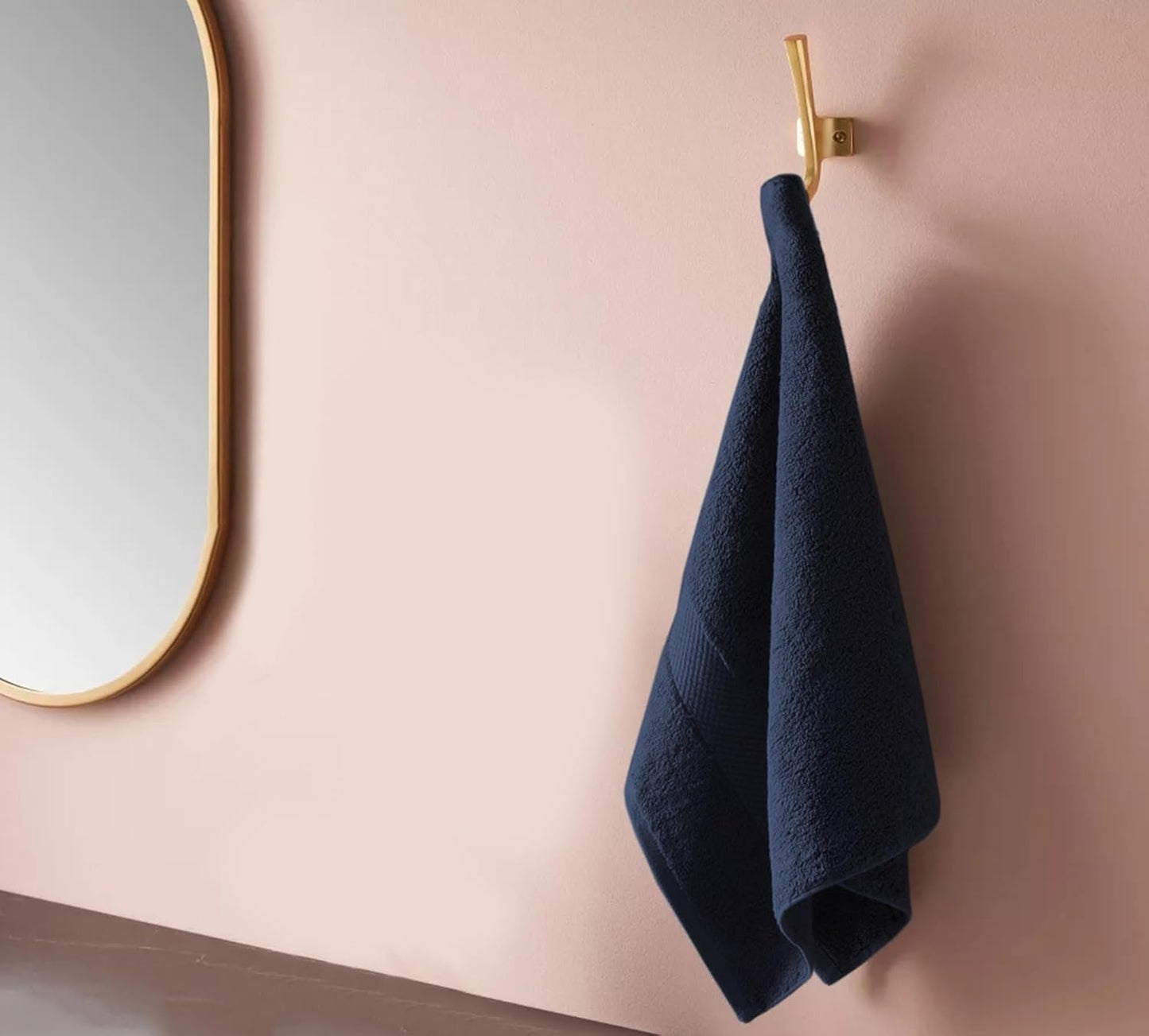 Delara 100% Organic Cotton Towels 650 GSM Plush Feather Touch Quick Dry Wash Cloth, Pack of 24 GOTS Certified, Oeko-Tex Green Certified, Organic Cotton Wash Cloth, 13"X13"