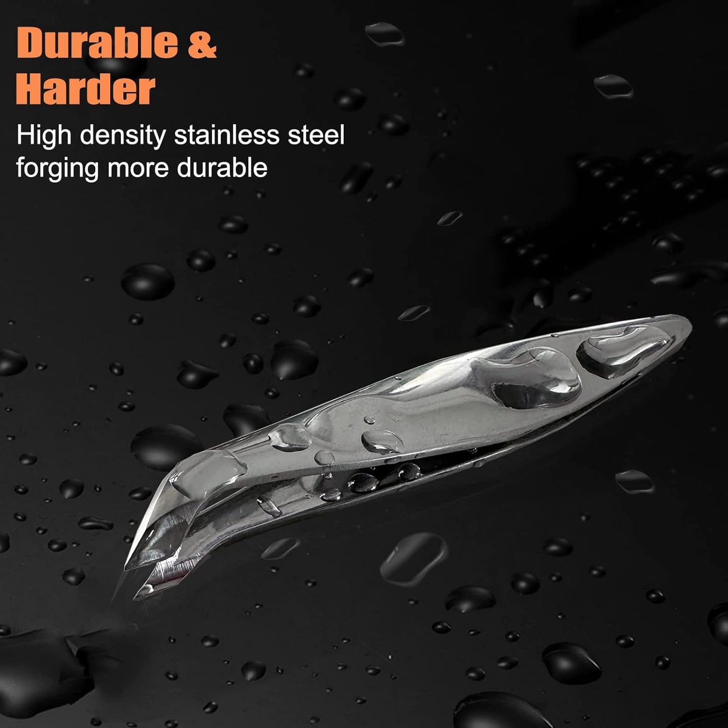 THRAU Mini Cuticle Trimmer for Manicure and Pedicure, Stainless Steel Cuticle Nipper, Precise Pointed Tip Cuticle Clipper for Trim Nail and Dry Skin