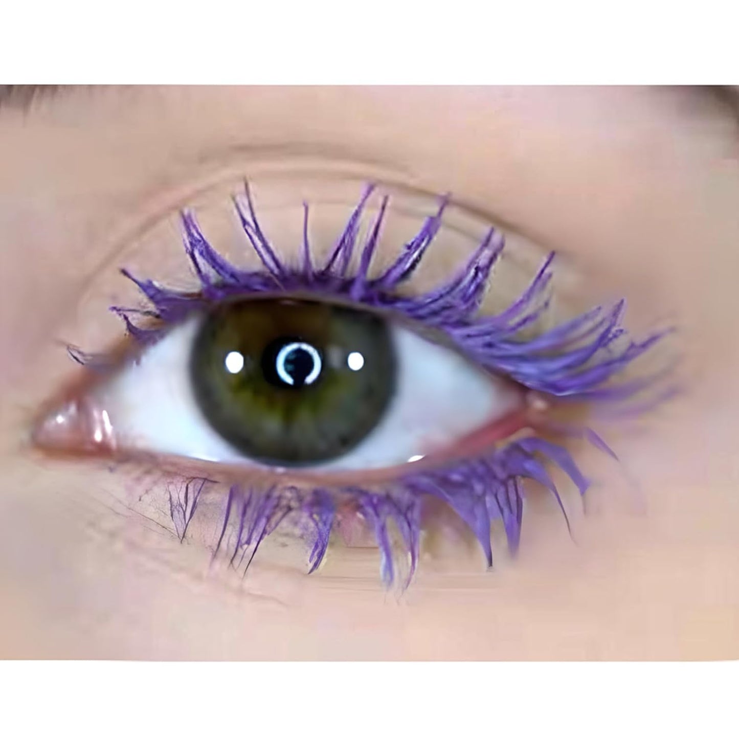 Waterproof Mascara for Eyes White Black Brown Purple Long-lasting colored Mascara Eye Makeup Fast-Dry (Purple, 0.17 Fl Oz)