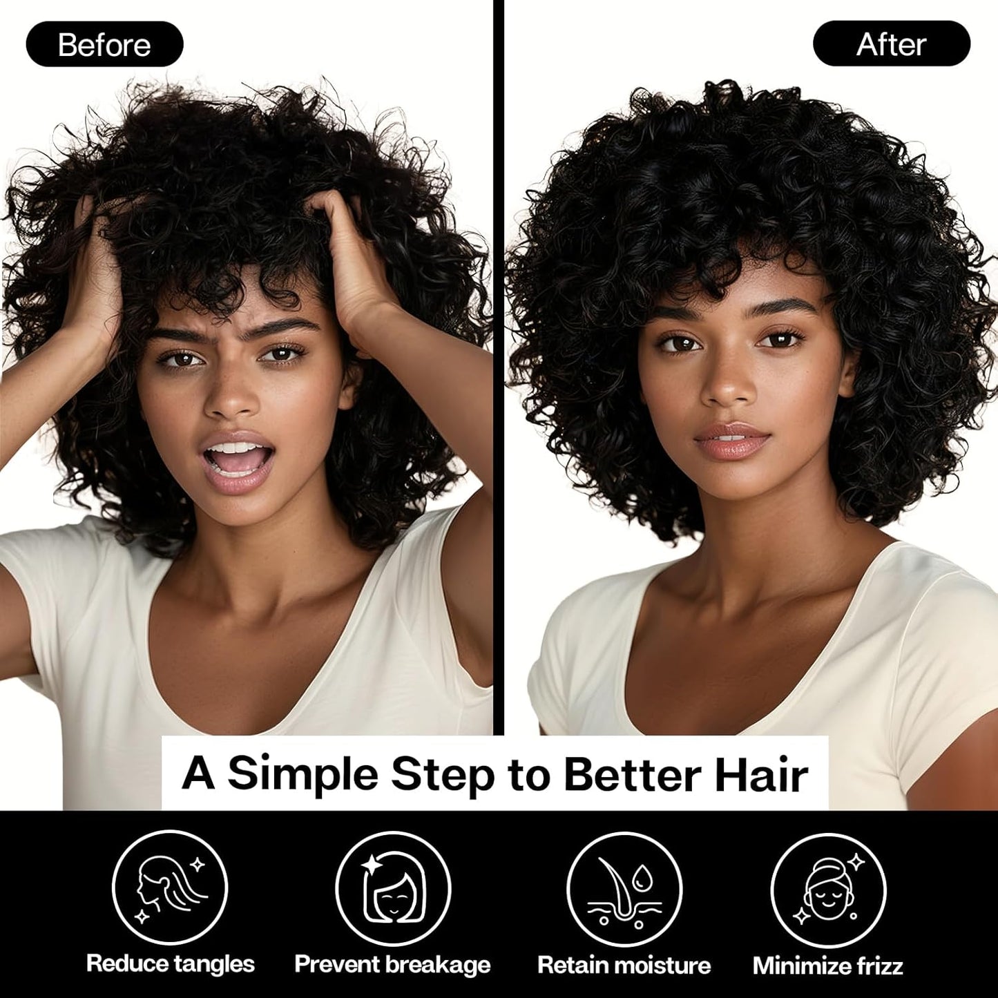 MR&HM Satin Pillowcase for Hair and Skin, Silk Satin Pillowcase 8 Pack, Queen Size Pillow Cases Set of 8, Silky Pillow Cover with Envelope Closure (20x30, Black)