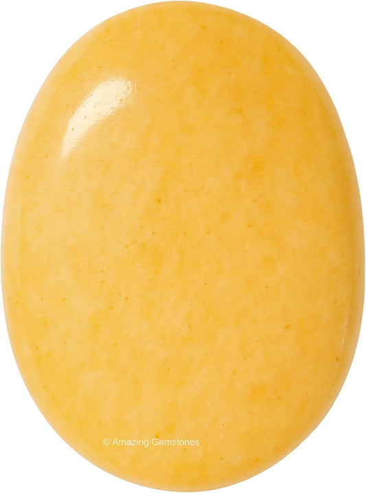 Amazing Gemstone Yellow Aventurine Crystals and Healing Stones - Large Palm Stone Crystals Piedra - Crystal for Good Luck, Positive Energy, Meditation - Unique Stocking Stuffers and Birthday Gifts