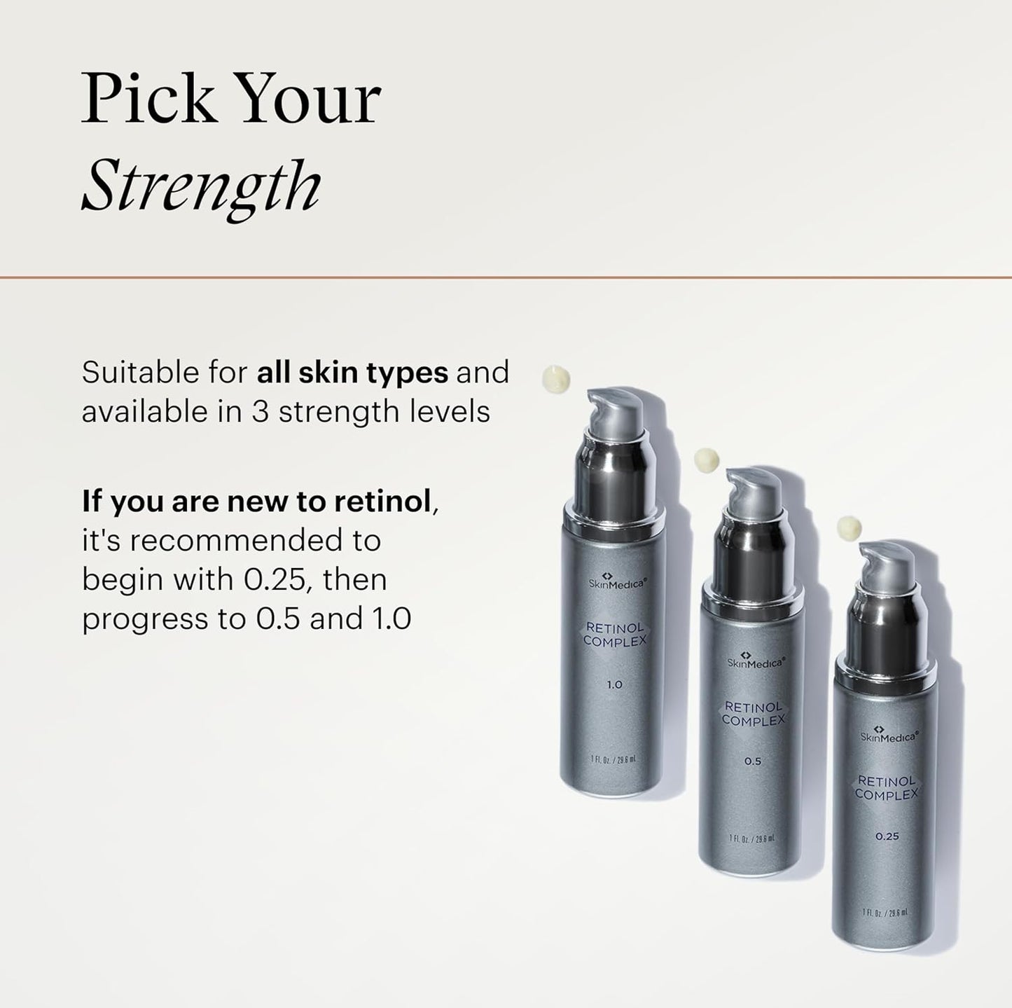 SkinMedica Retinol 0.5 Complex - Retinol Serum for Face, Age-Defying Advanced Retinol Cream That Renews Skin and Diminishes the Appearance of Fine Lines and Wrinkles, 1 Fl Oz