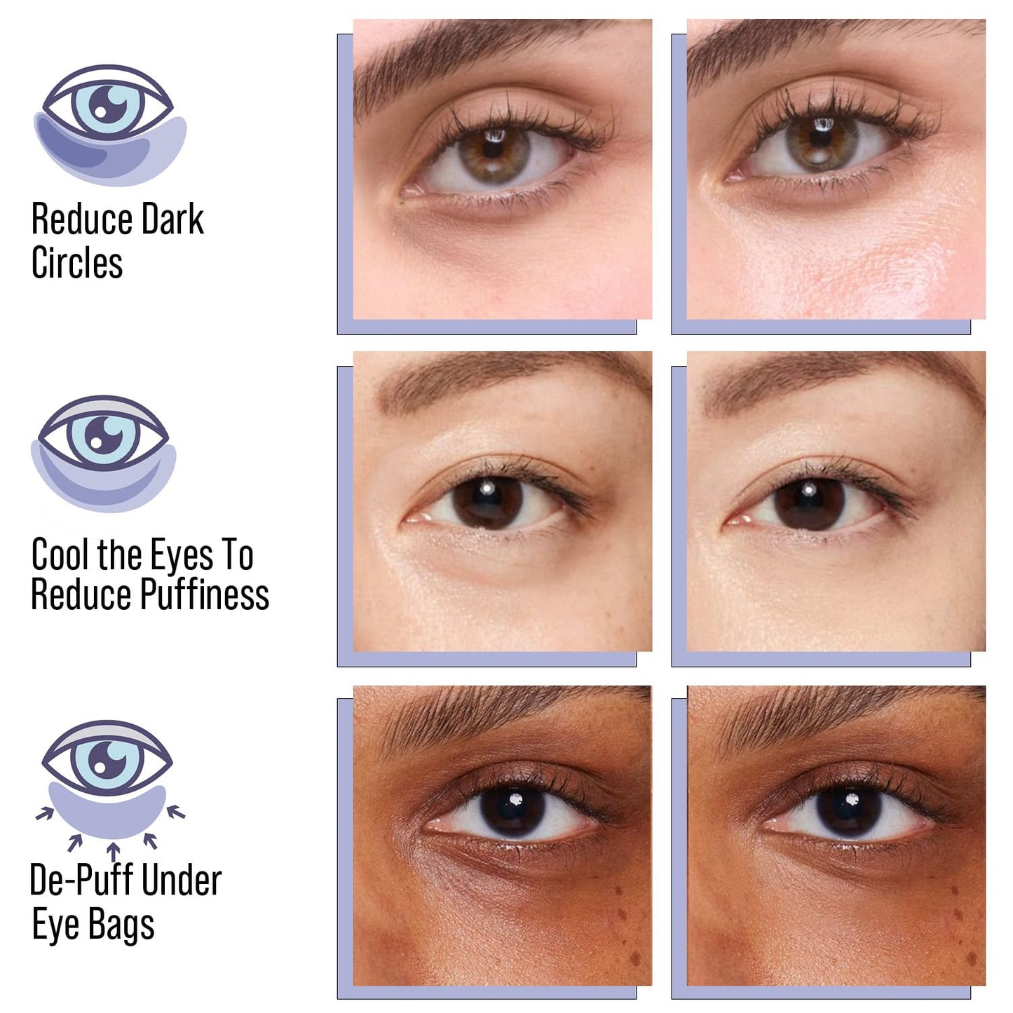 SIRIUS'LY BRIGHT Under Eye Patches 28 Pairs, Reduce Dark Circles Puffiness Bags, Rejuvenate Eye Mask, Eye Gel Pads with Caffeine Boost, Hyaluronic acid, Iris Moss Extract, Gifts for Women and Men