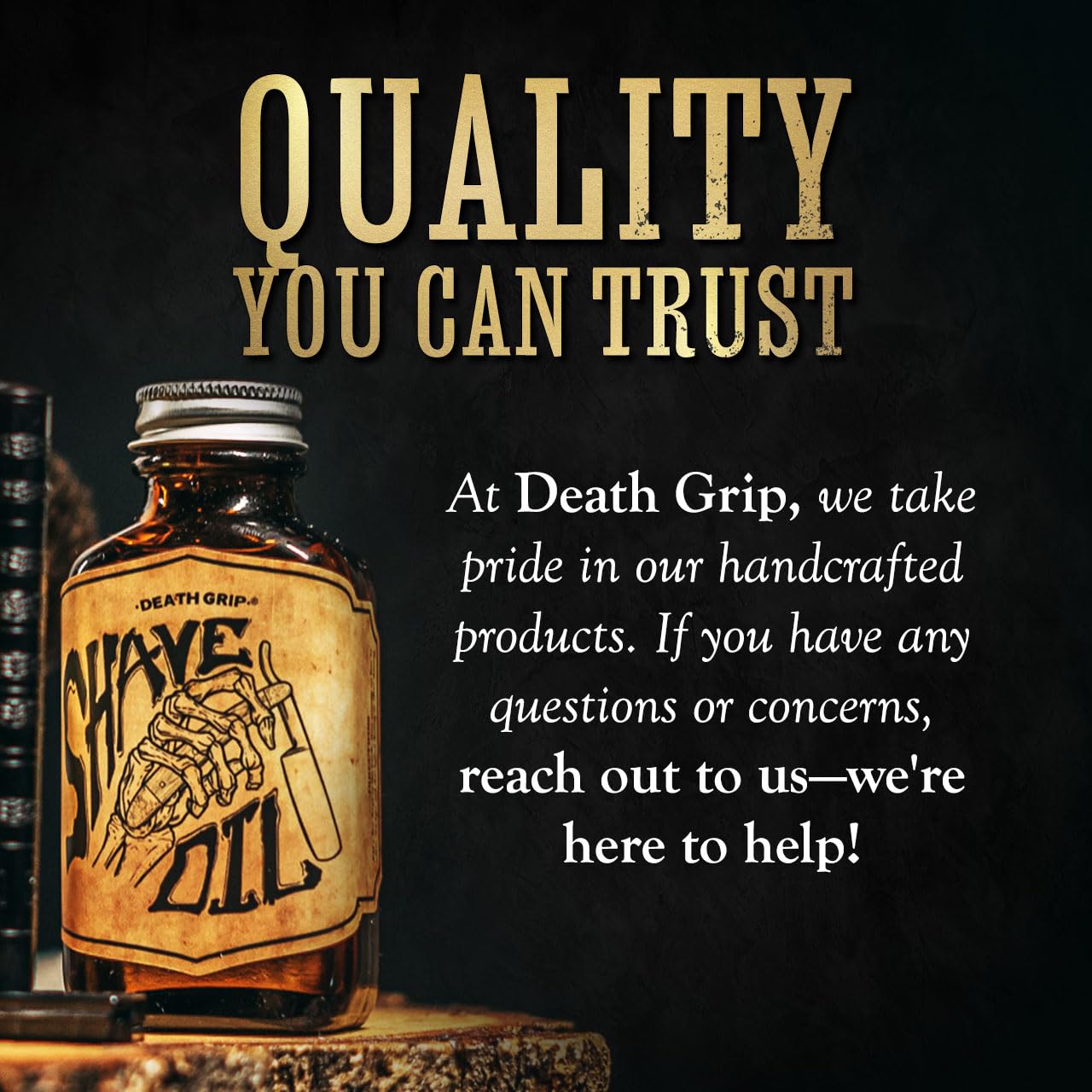 Shave Oil Tea Tree Pre-shave Soften Bristles | For All Natural Razor Glide | Preshave During & AfterShave To Soothe & Soften Skin & Facial Hair by Death Grip | 3oz Bottle | Made In The USA