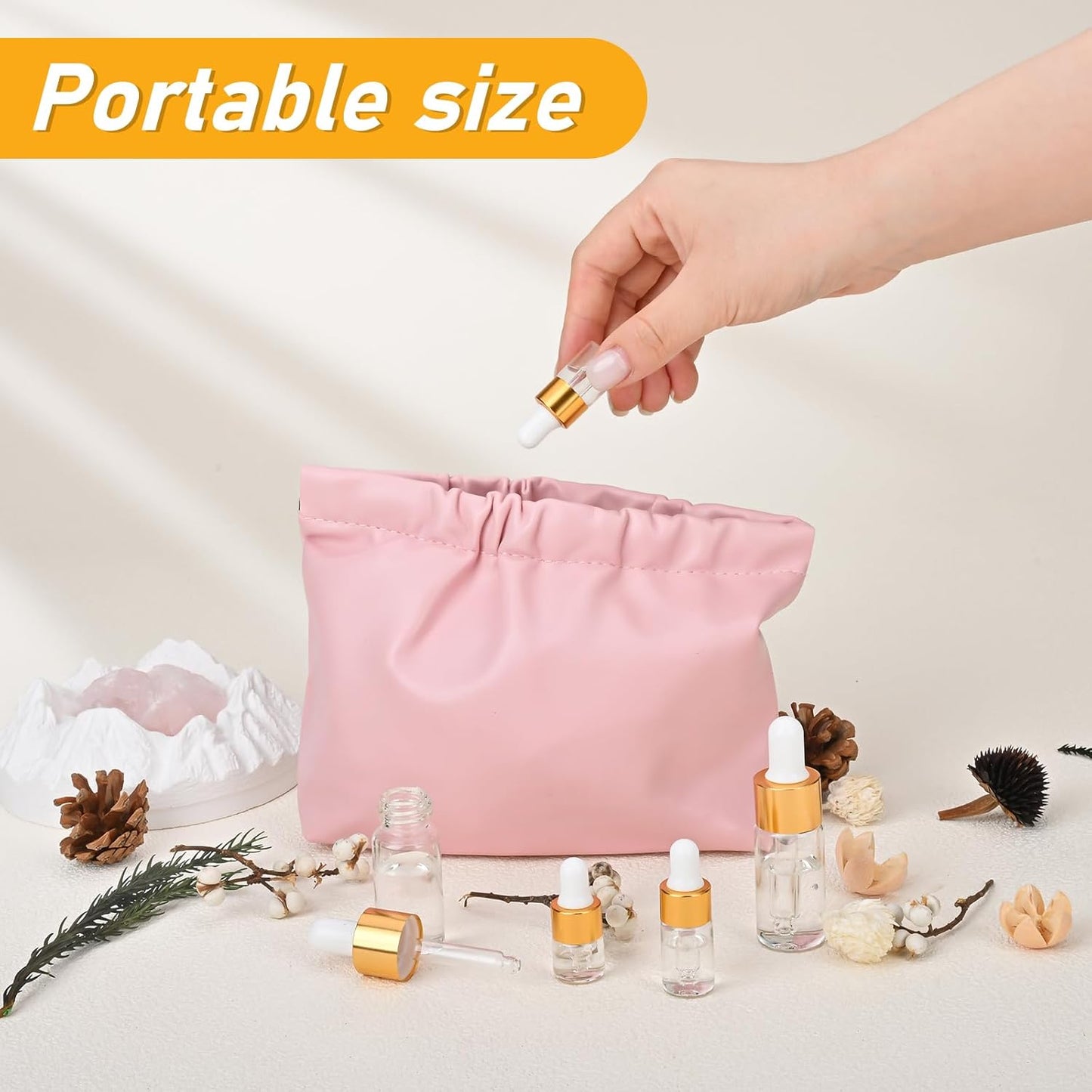 100 Pack Mini Dropper Bottle for Cuticle Oil, 1ml Small Sample Essential Oil Dropper Bottles for Travel, Clear Empty Vails for Cosmetic Perfume