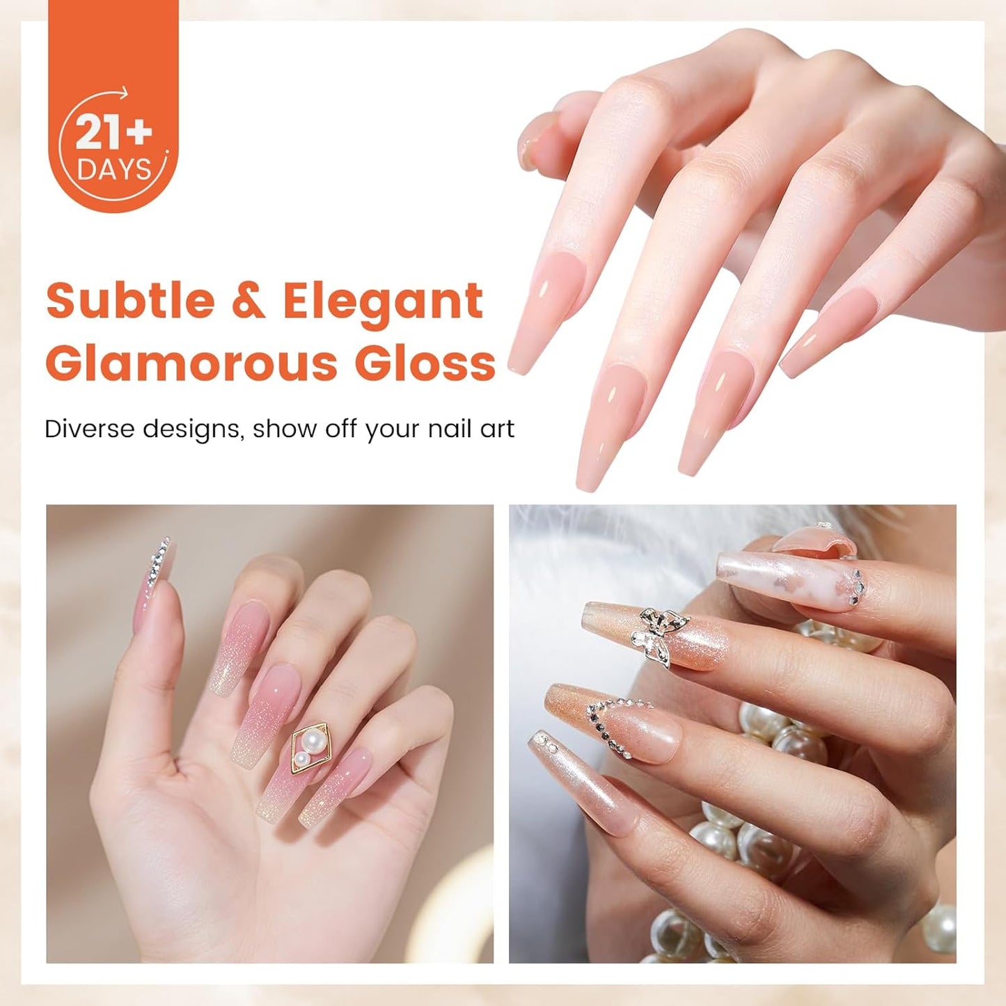 Nail Kit for Beginners with Everything: Practice Nail Hand Acrylic Nail Powder Liquid Set with U V Lamp Drill in Gift Bag for Home Salon(Blue Bag)