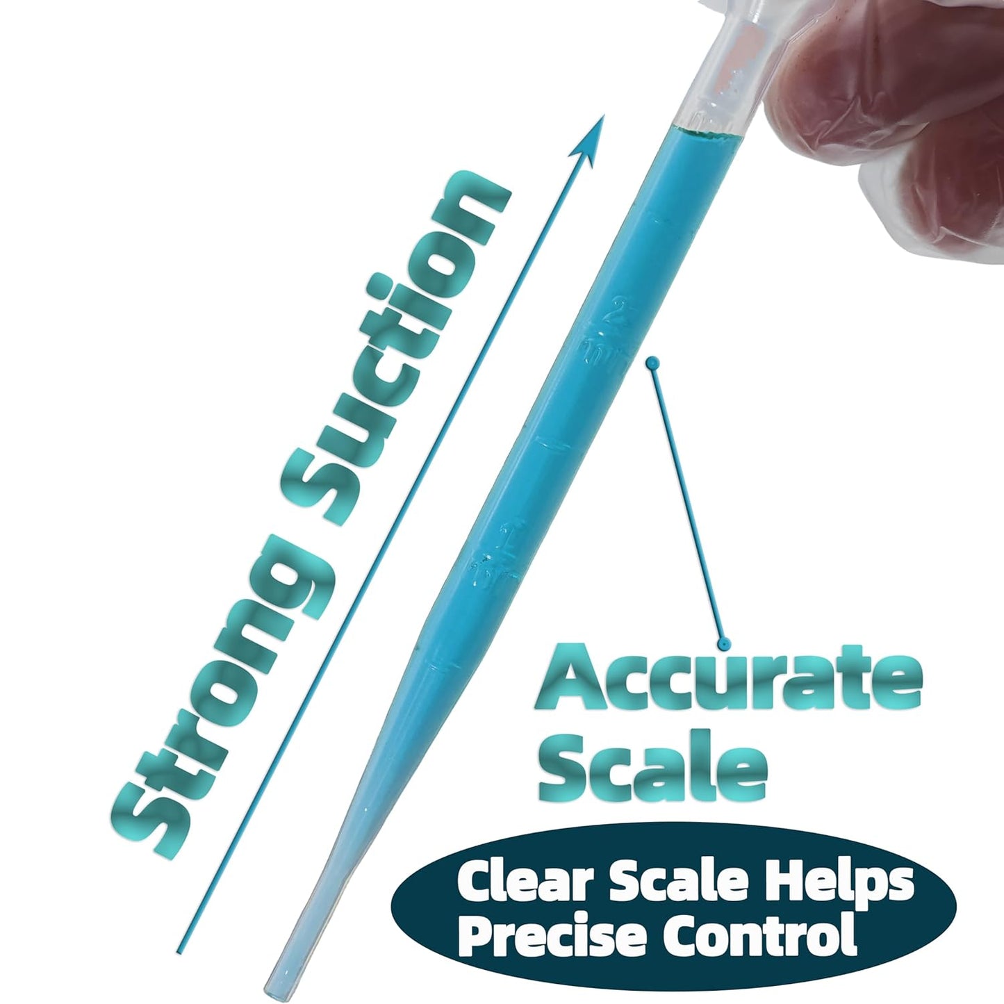 20 PCS 3ml Dropper Pipettes - Disposable Pipettes Dropper for Accurate Liquid Transfer, Perfect for Essential Oils, Resin, Crafts, Labs, Kids Activities - Plastic Pipette, Droppers