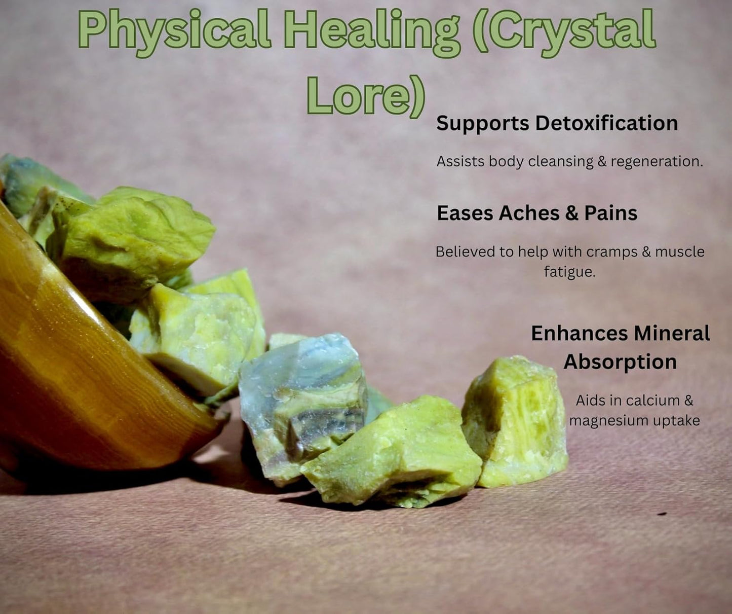 Serpentine Raw Crystals Natural Healing Stones for Kundalini Awakening, Chakra Balancing, Meditation, Reiki, Energy Work, Wire Wrapping & Spiritual Home Decor