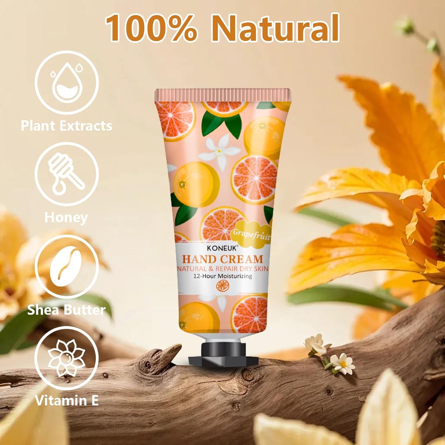 8 Pack Hand Cream Set, Stocking Stuffers for Women, Wedding Favors, Bulk Hand Lotion Travel Size for Dry Cracked Hands, Moisturizing Hand Cream for Thank You Gifts and Christmas Gifts