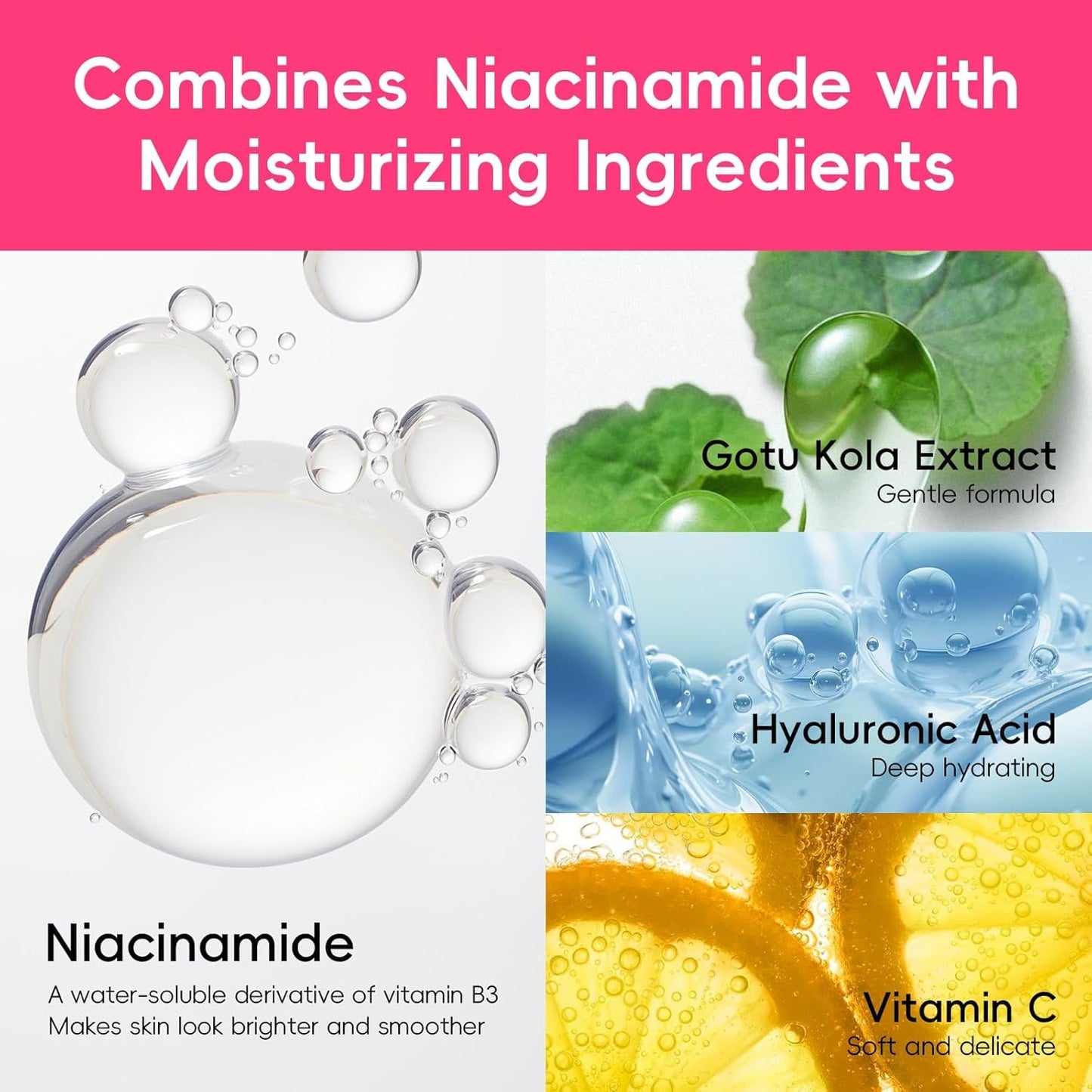Watermelon & Niacinamide Skin Care Sets, Routine Facial Skincare Product,Beauty for women, Hydration, Moisturizing, Oil Control, Glow Up, Teen Girl Gifts Trendy Stuff, Spa-Like at Home