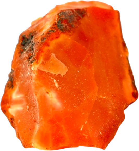Large 1.25-2.0” Natural Red Carnelian Raw Stone – Healing Crystal for Creativity, Courage & Motivation | 100% Genuine Rough Carnelian Gemstone for Sacral Chakra, Reiki, Meditation & Manifestation