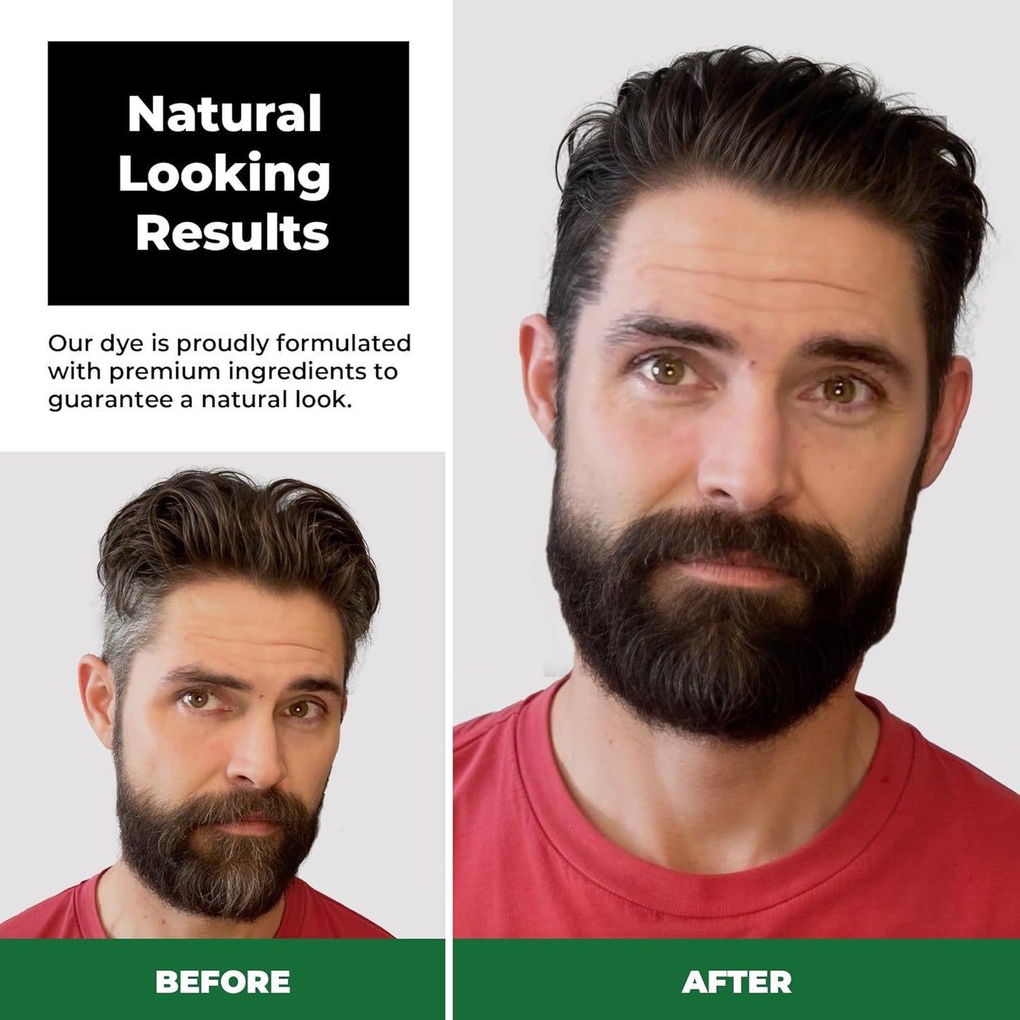 Simpler Hair Color for Men Kit for Full Gray Coverage - Blond Hair & Beard Dye for Men - Effortless Light Blond Hair Dye - Hypoallergenic Formula with No PPD