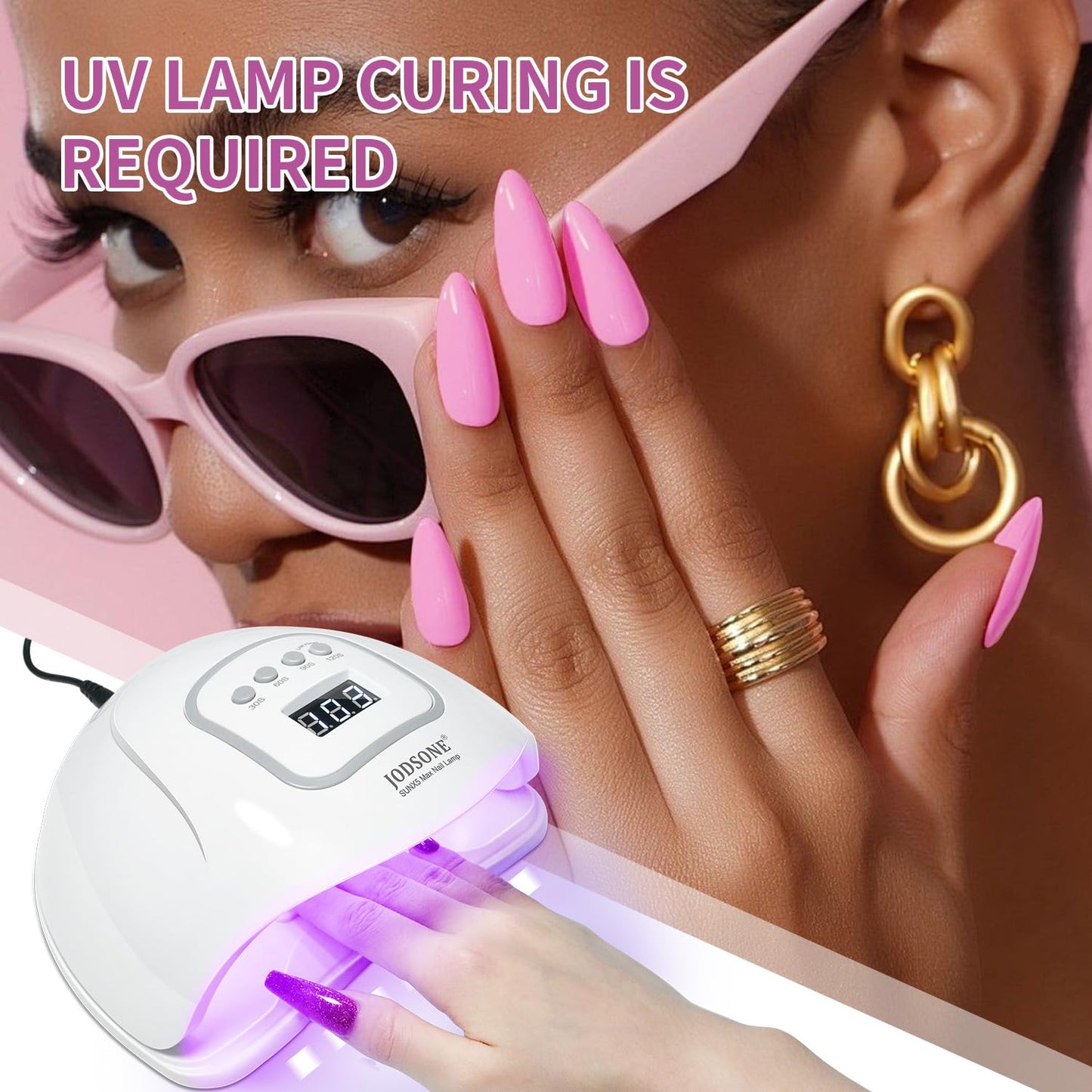 JODSONE 10ml Green Gel Nail Polish Set 6Colors Long Lasting Neutral Green Pale Lacquer Glossy Art for Nail and Salon Need U V Lamp