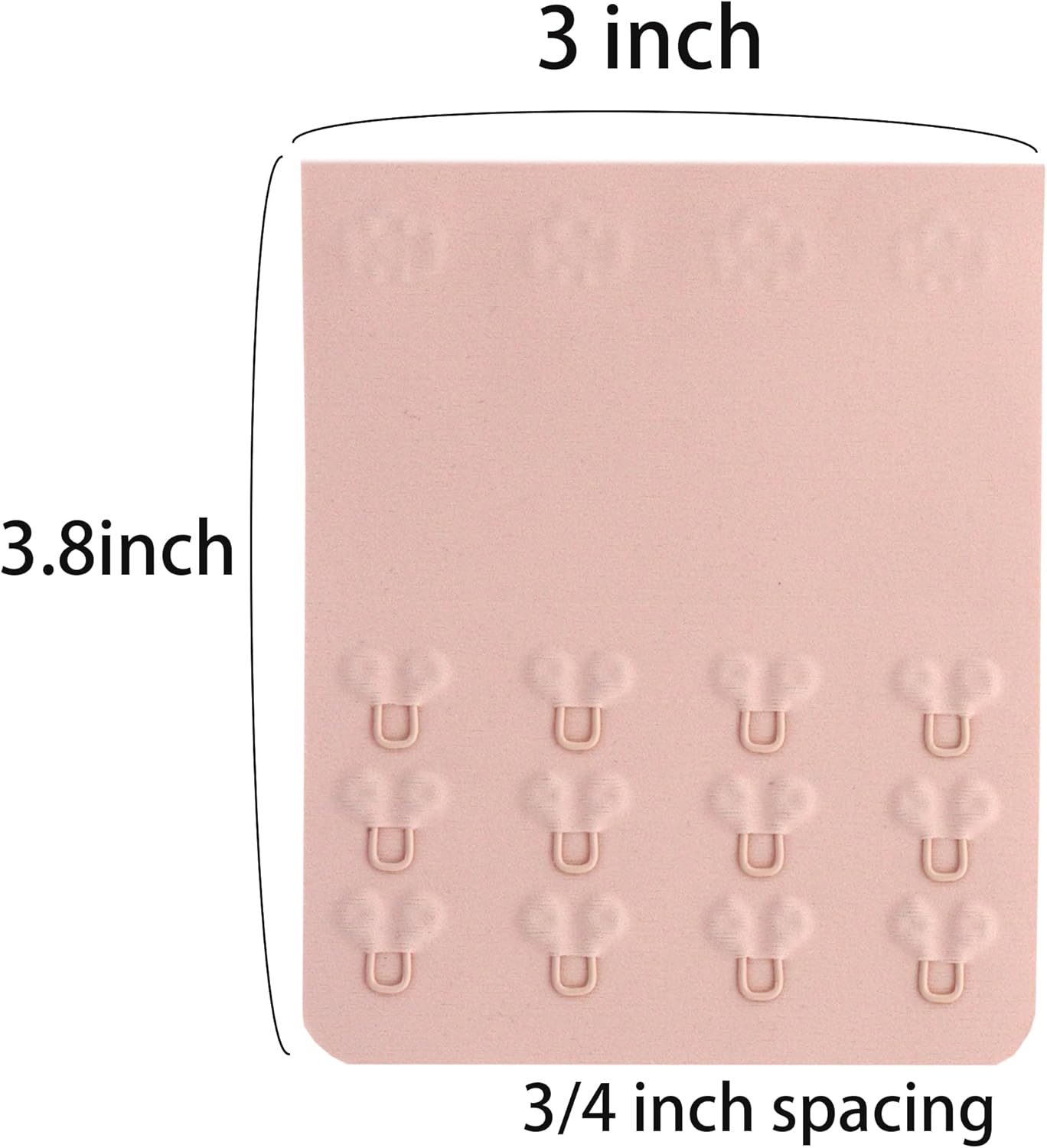 SAMGU Women's Soft Bra Extender 2 Hook / 3 Hooks / 4 Hooks Seamless Comfortable Bra Strap Extender Extension