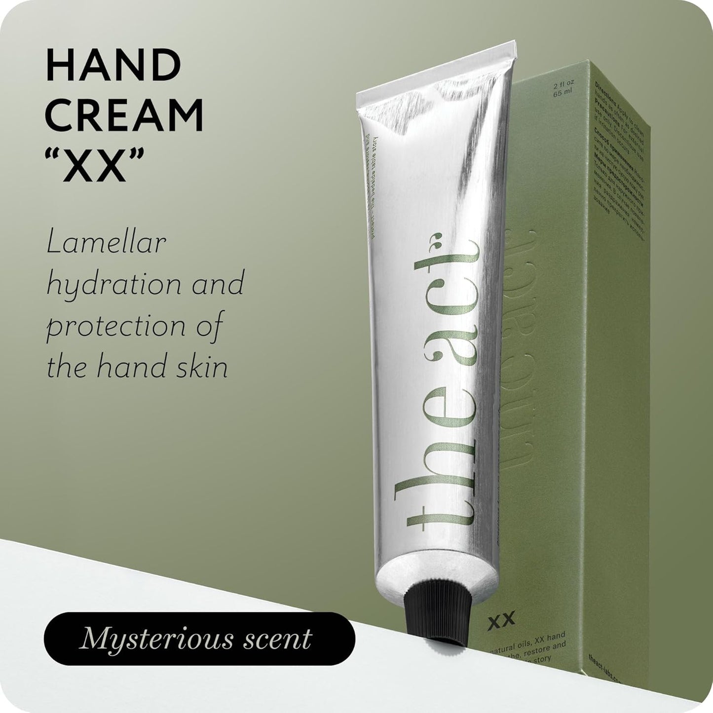 The Act Hand Cream for Women & Men, Luxurious Moisturizing Care with Almond Milk, Chocolate & Incense - Restores Skin Softness with a Warm, Lasting Fragrance, Organic, Vegan (2 Fl Oz, XX)
