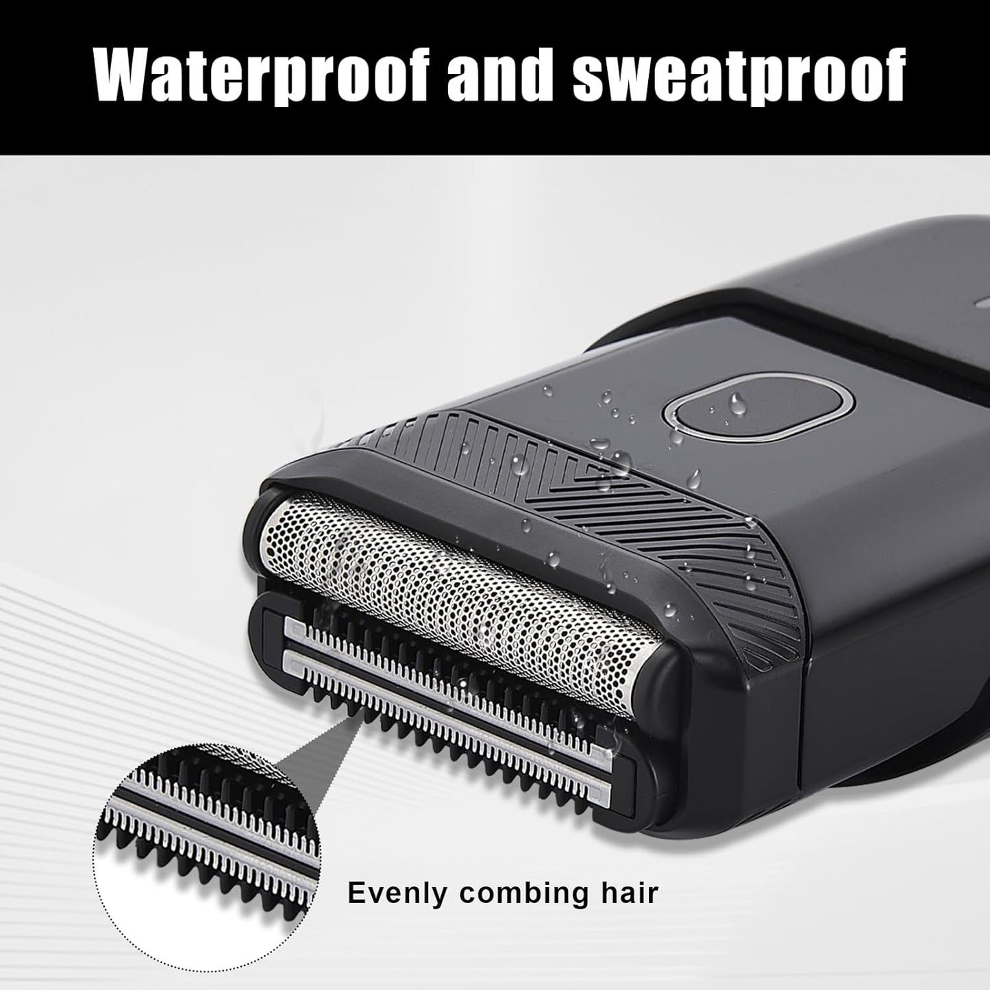 Shaver Replacement Blades compatible with Manscaped The Handyman Razor Blades for Portable Men’s Travel Facial Shaver Hair Groomer (2PACK)