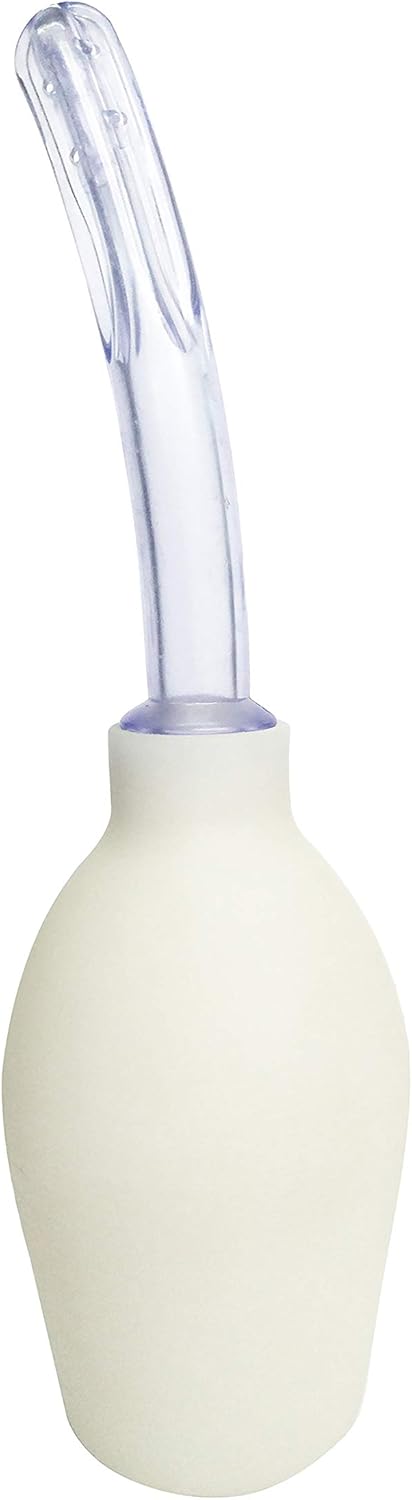 Abyclean Anal Douche Enema Bulb Vaginal Douche Enema Cleaner for Women’s or Man’s Health (310ml Transparent)