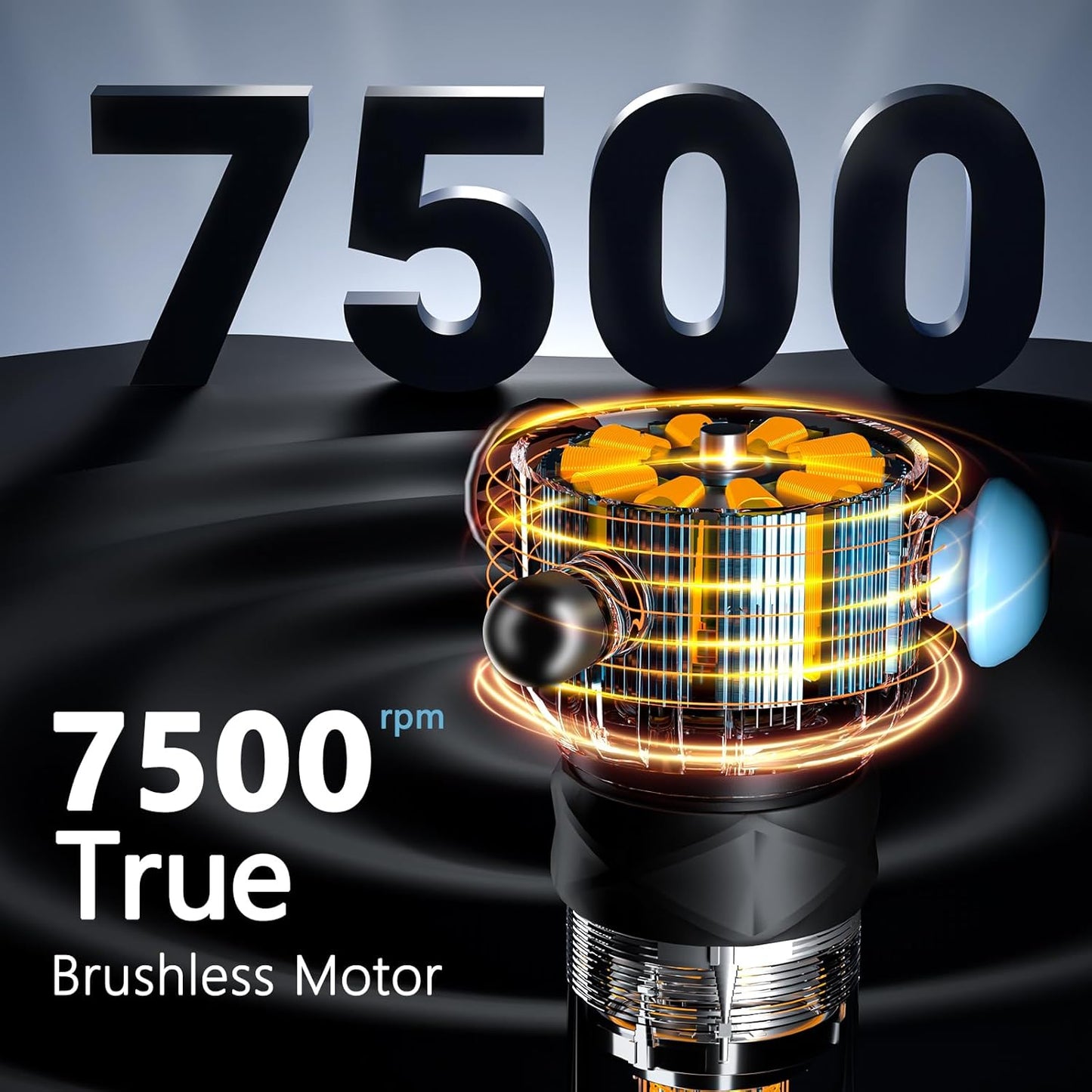 HYAKO Pro R1 Therapy Massager - Handheld Deep Tissue Vibration Massager for Full Body Pain Relief & Fascial limitation & Treats Sensitive Areas | Pressure Point Massage Tool (Upgraded)-Blue