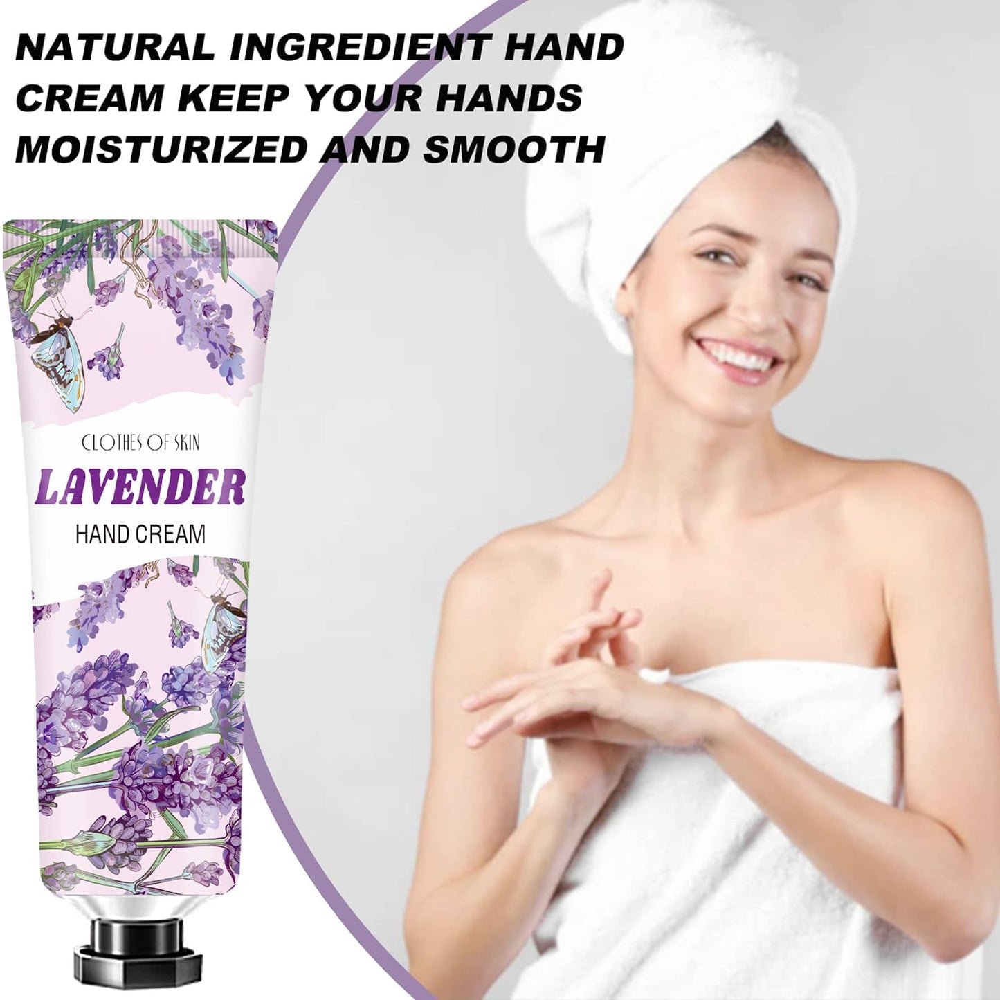 8 PACK Hand Cream Christmas Gifts for Women,Travel Size in Bulk Lotions for Dry Hands,Mini Hand Lotion for Mothers Day Gifts,Easter Gift for Teens,Appreciation Gift,Baby Shower Party Gift