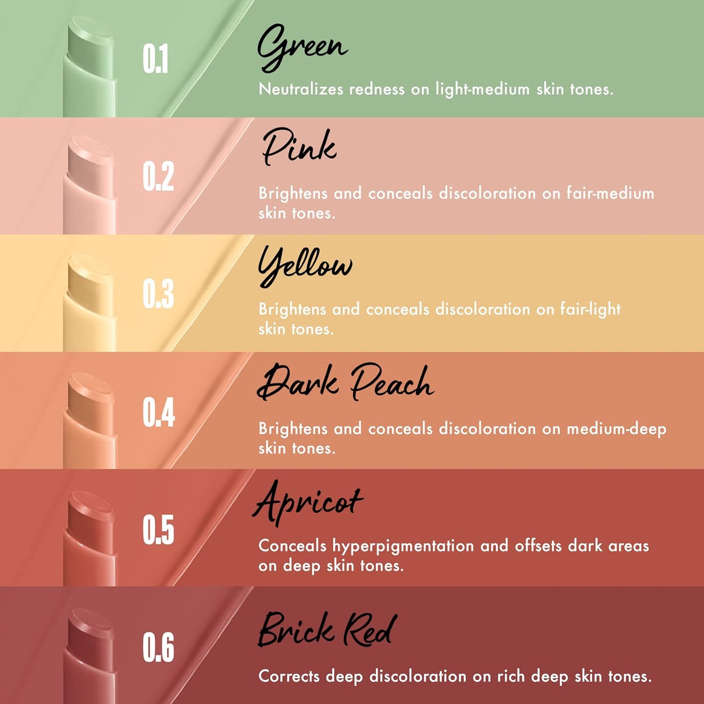 NYX PROFESSIONAL MAKEUP Pro Fix Stick Correcting Concealer, Buildable Medium Coverage Concealer Stick - Apricot