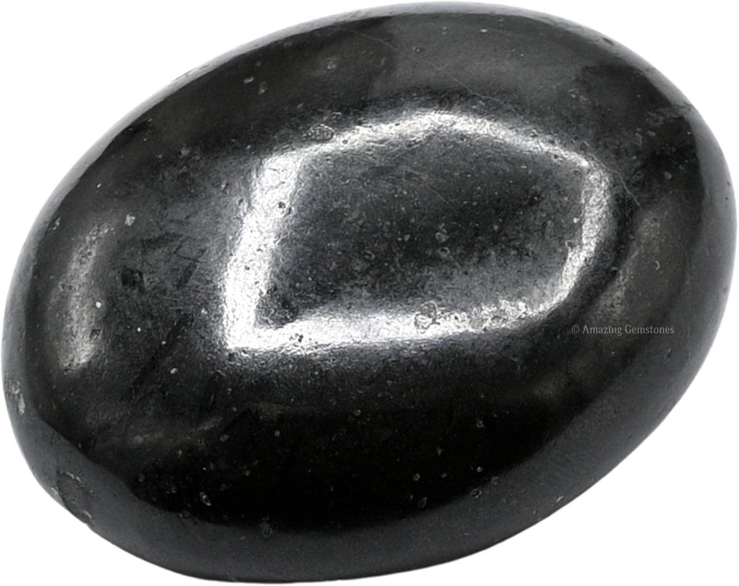 Black Tourmaline Crystals and Healing Stones - Large Palm Stone Crystals Piedra - Crystal for Good Luck, Positive Energy, Meditation - Unique Stocking Stuffers and Birthday Gifts for Women, Men