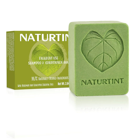 Naturtint Shampoo & Conditioner Bar (Rosemary Eucalyptus) - Naturally Derived Ingredients, Cruelty Free, All Hair Types, Travel Approved
