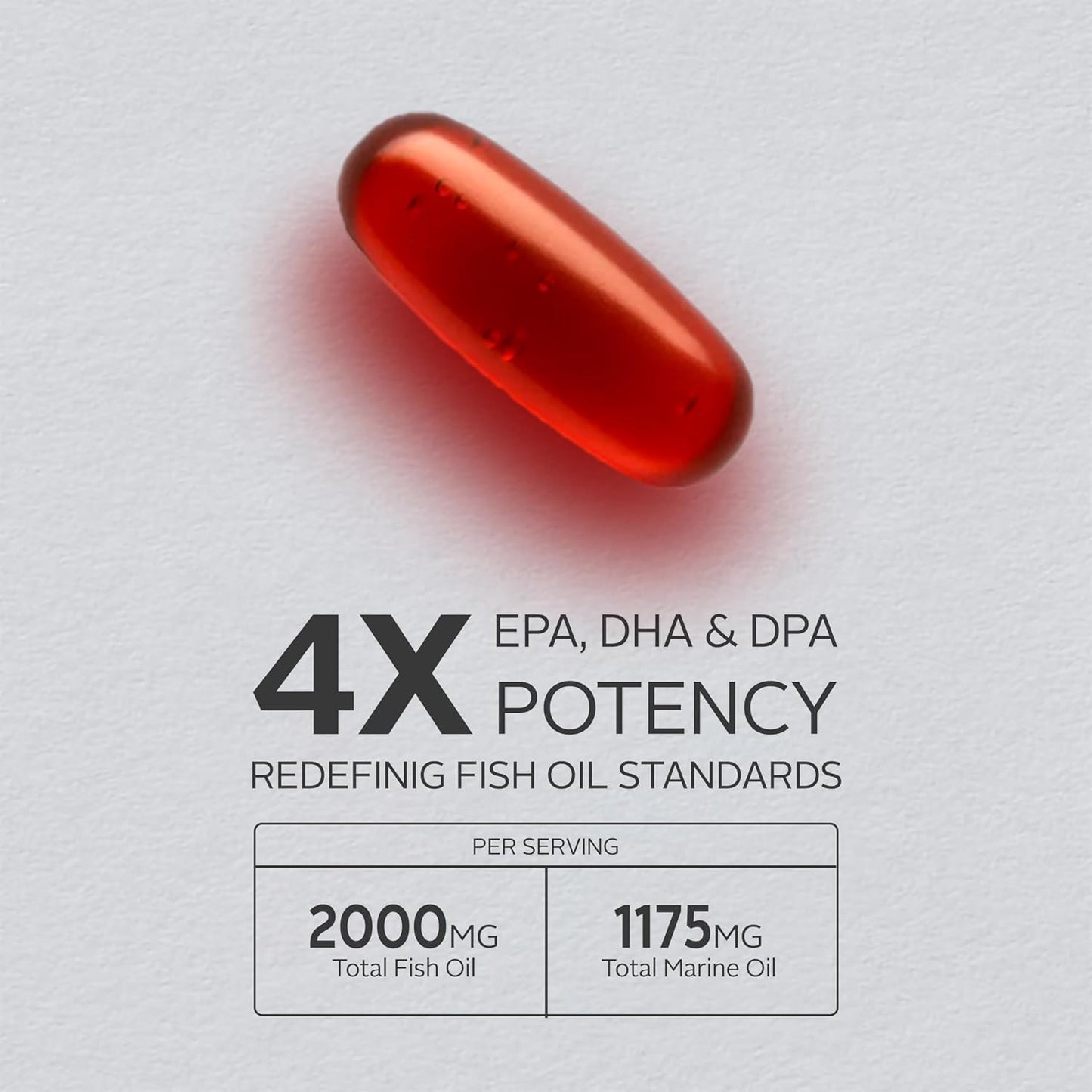 Nutriissa Full Spectrum Omega-3 – 2000 mg Oil Blend (Krill, Cod & Salmon Oil) – 1175 mg Omega-3s (EPA, DHA & DPA) – EPEB Certified, 3-Month Supply – Heart, Brain & Joint Support – 180 Halal Softgels