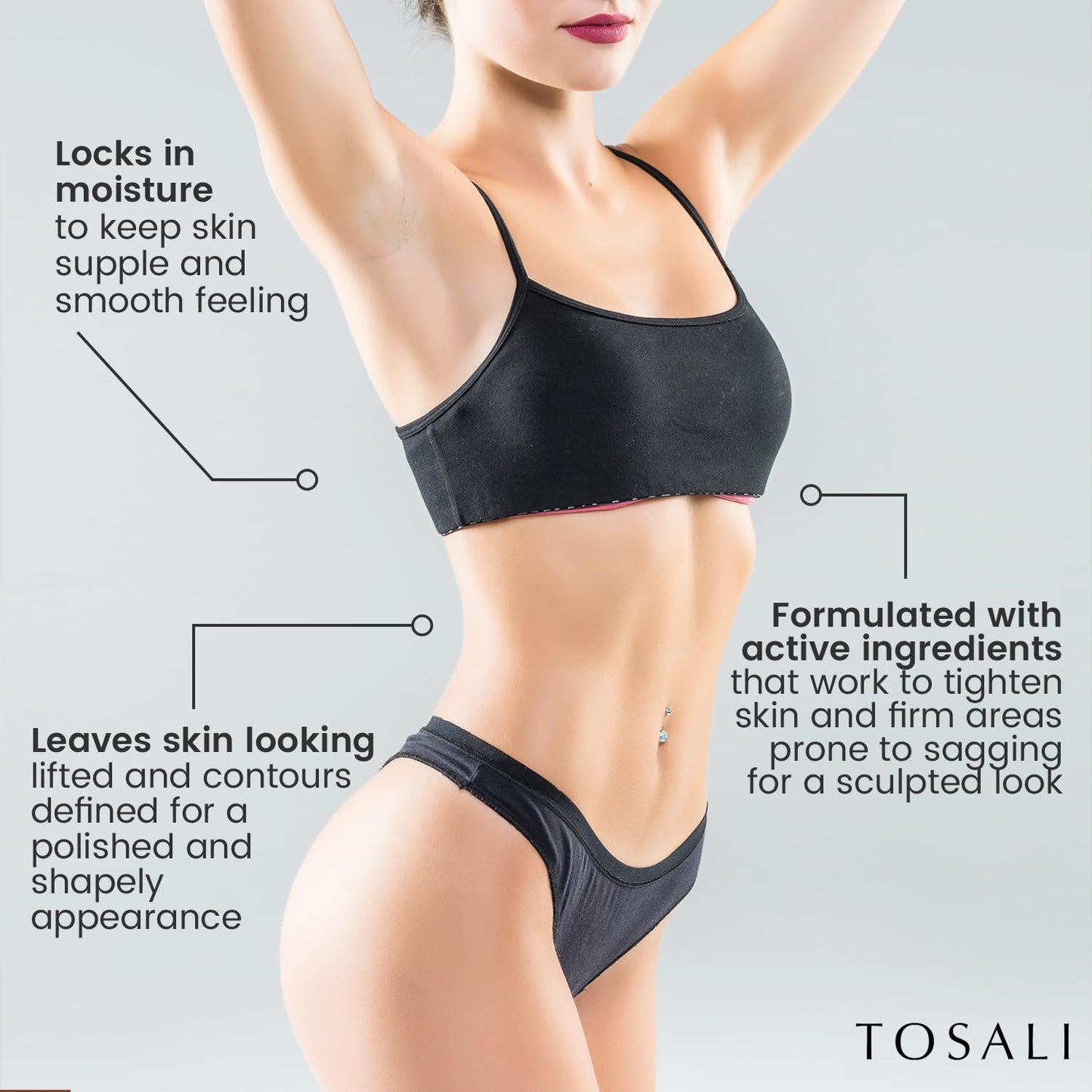 Skin Tightening and Firming Body Lotion for Women 6.8 fl oz - Saggy Skin Tightener with Instant Hydration, Anti Aging Formula for Stretch Marks Removal, Body Moisturizer for All Types