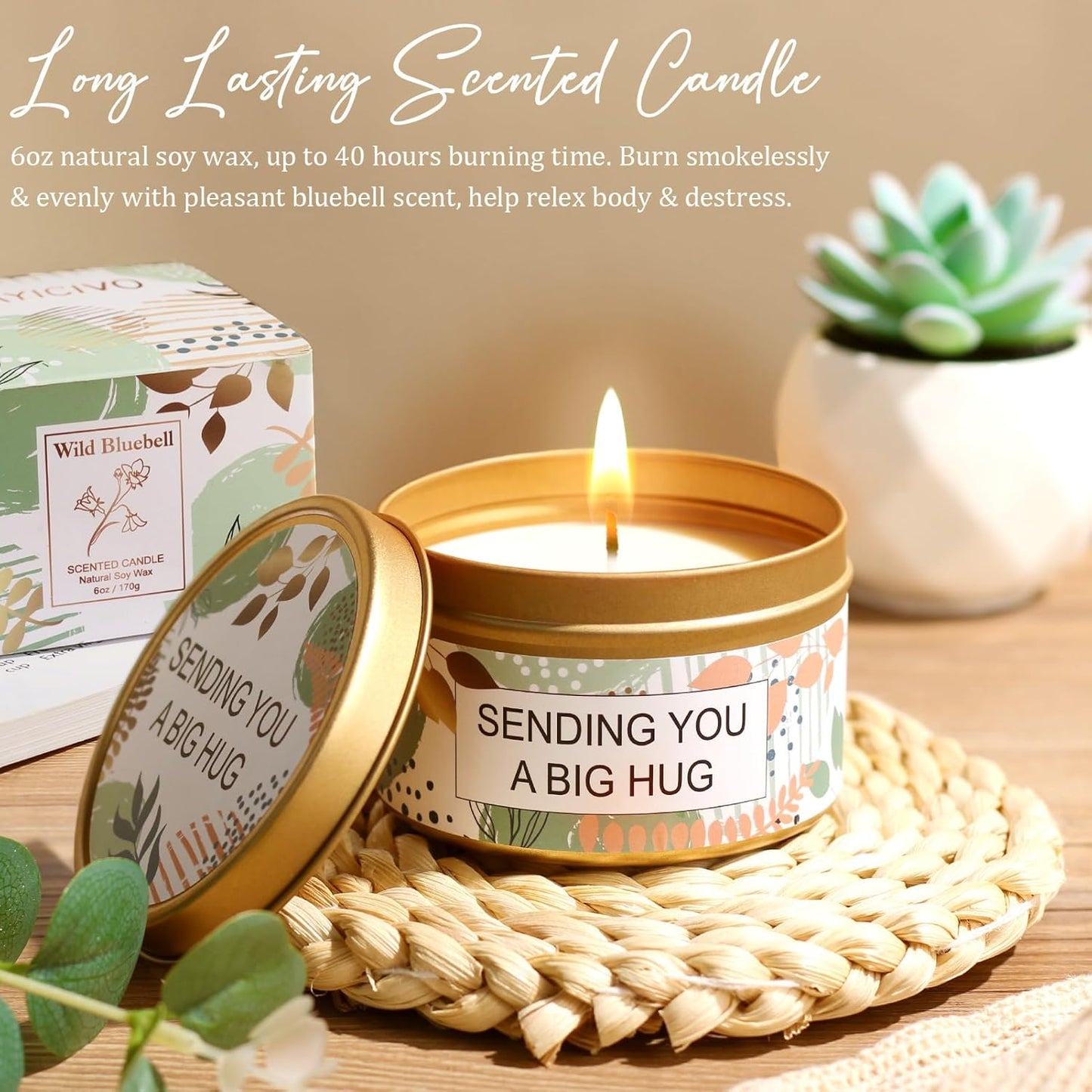 Self Care Gifts for Women Get Well Soon Gifts Basket, Birthday Gifts for Women Care Package Relaxing Spa Gifts Thinking of You Gifts w/ Blanket, Unique Christmas Gifts for Mom Her Friend Sister Wife