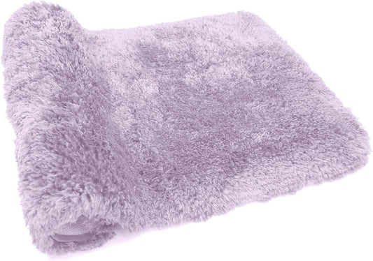FIFU Bathroom Runner Rug 24" W x 60" L, Bath Mats for Bathroom, Bedroom & Kitchen, Non-Slip Rubber Latex Backing, Comfort & Soft Shower Bathmat & Carpet for Sink, Home & Hallways, Lavender