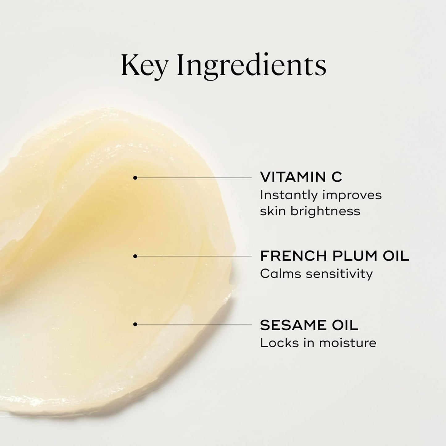 EVER Luminous Nutrient-Rich Cleansing Balm – Vitamin C & Sesame Oil Waterless Facial Cleanser to Remove Makeup, Dirt & Impurities – Nourishing Balm for Dry, Normal & Sensitive Skin, 2.8 fl oz