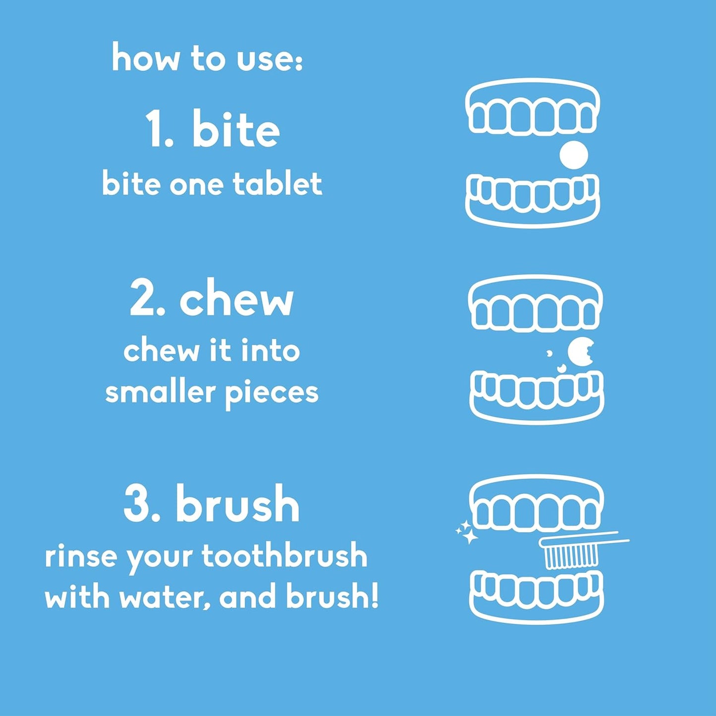 The Humble Co. Whitening Toothpaste Tablets – Fluoride Free Toothpaste Whitening Tablets, Dentist Developed Formula, Vegan, SLS Free, Plastic Free (Peppermint, 2 PK)