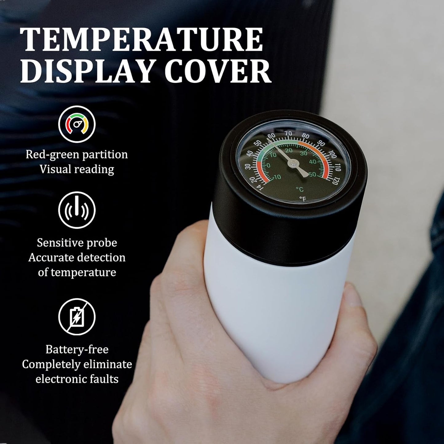 TSA Approved Insulin Cooler Travel Case, 60H Diabetes Medication Cooler with Large Dial Mechanical Thermometer & Biogel Ice Pack, Compact Diabetic Travel Case for Medicine Storage