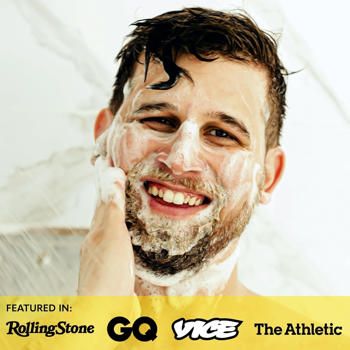 The Beard Club Original Premium Beard Shampoo - Natural & Nourishing Formula for Soft, Clean & Healthy Facial Hair - Gentle on Skin - Sulfate & Paraben Free - 4 fl oz