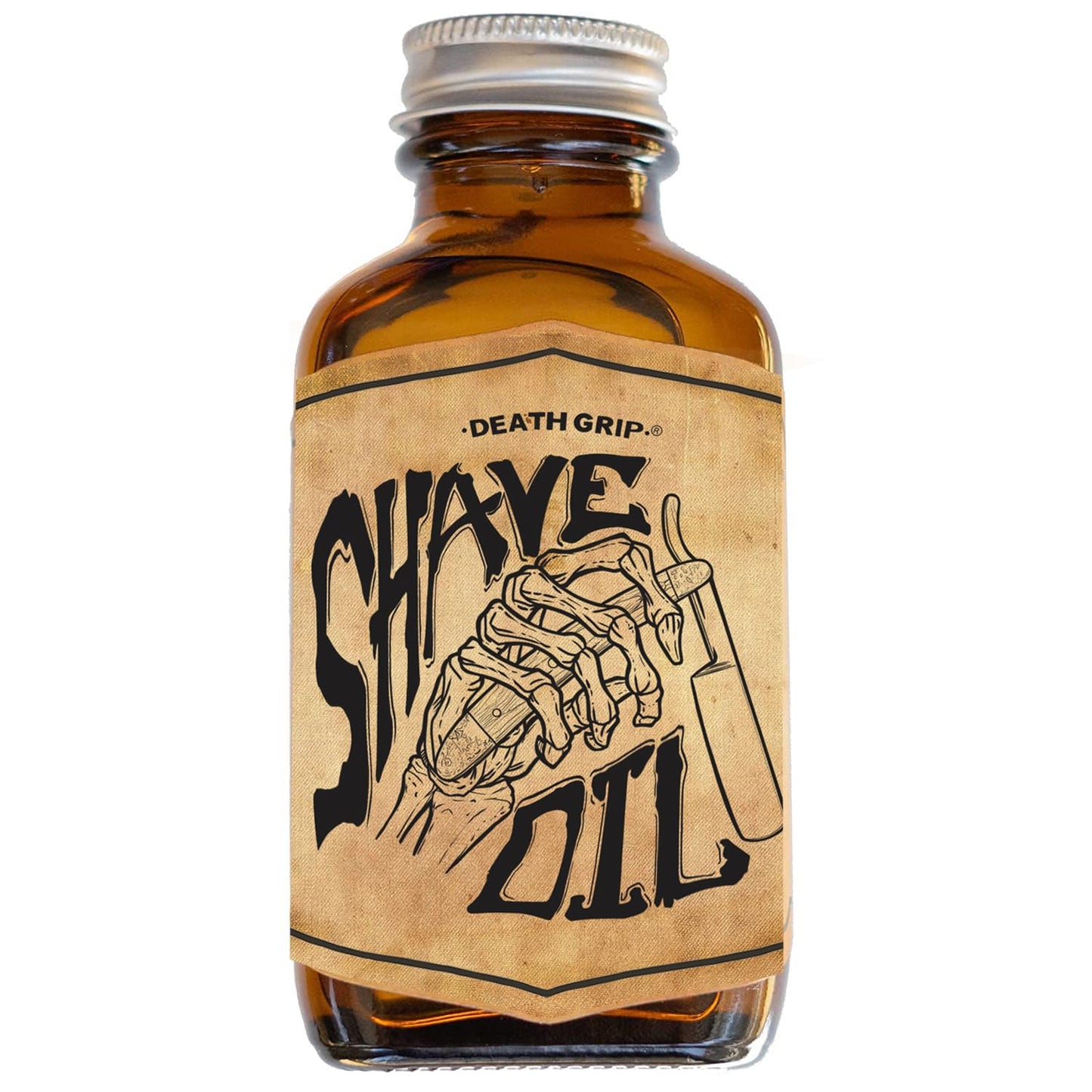 Shave Oil Tea Tree Pre-shave Soften Bristles | For All Natural Razor Glide | Preshave During & AfterShave To Soothe & Soften Skin & Facial Hair by Death Grip | 3oz Bottle | Made In The USA