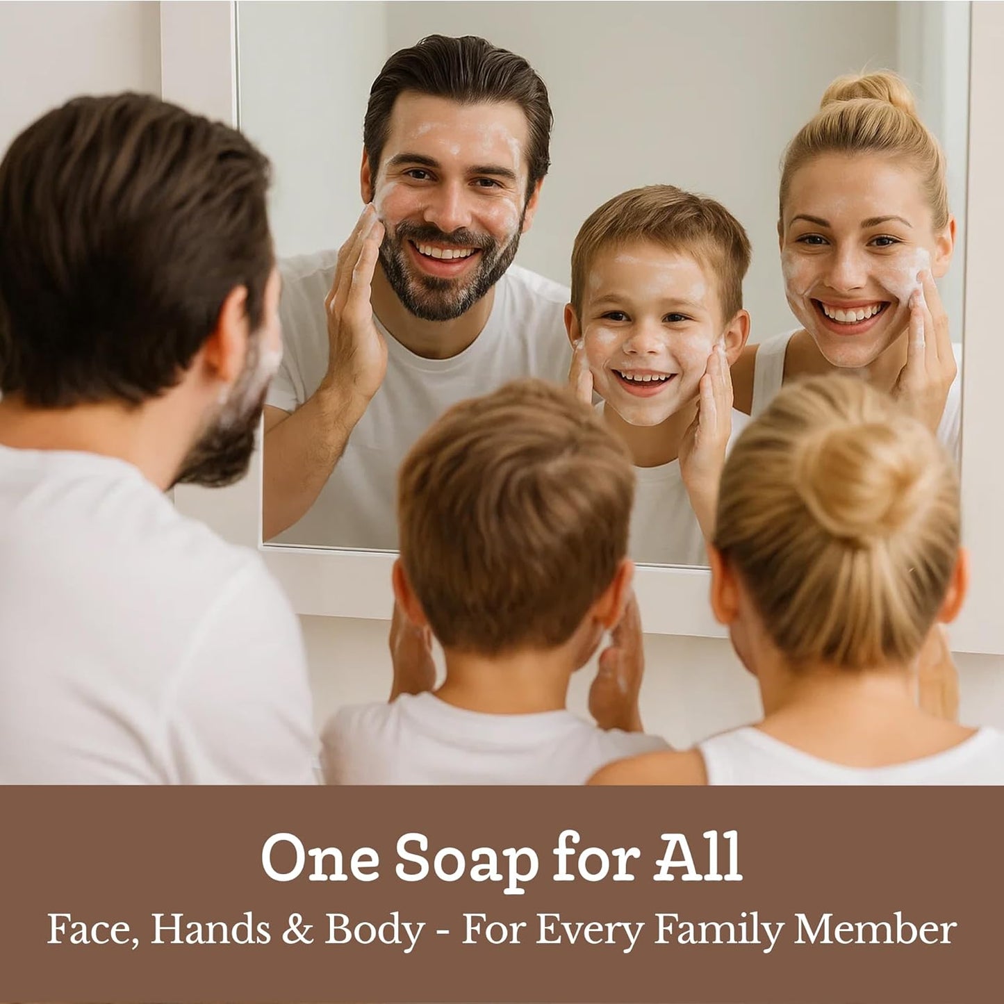 Southern Natural Goat Milk Soap Bar - Oatmeal Milk & Honey 3 Pack - For Dry Sensitive Skin. Natural, Handmade Soap For Men, Women, Kids, Face & Body