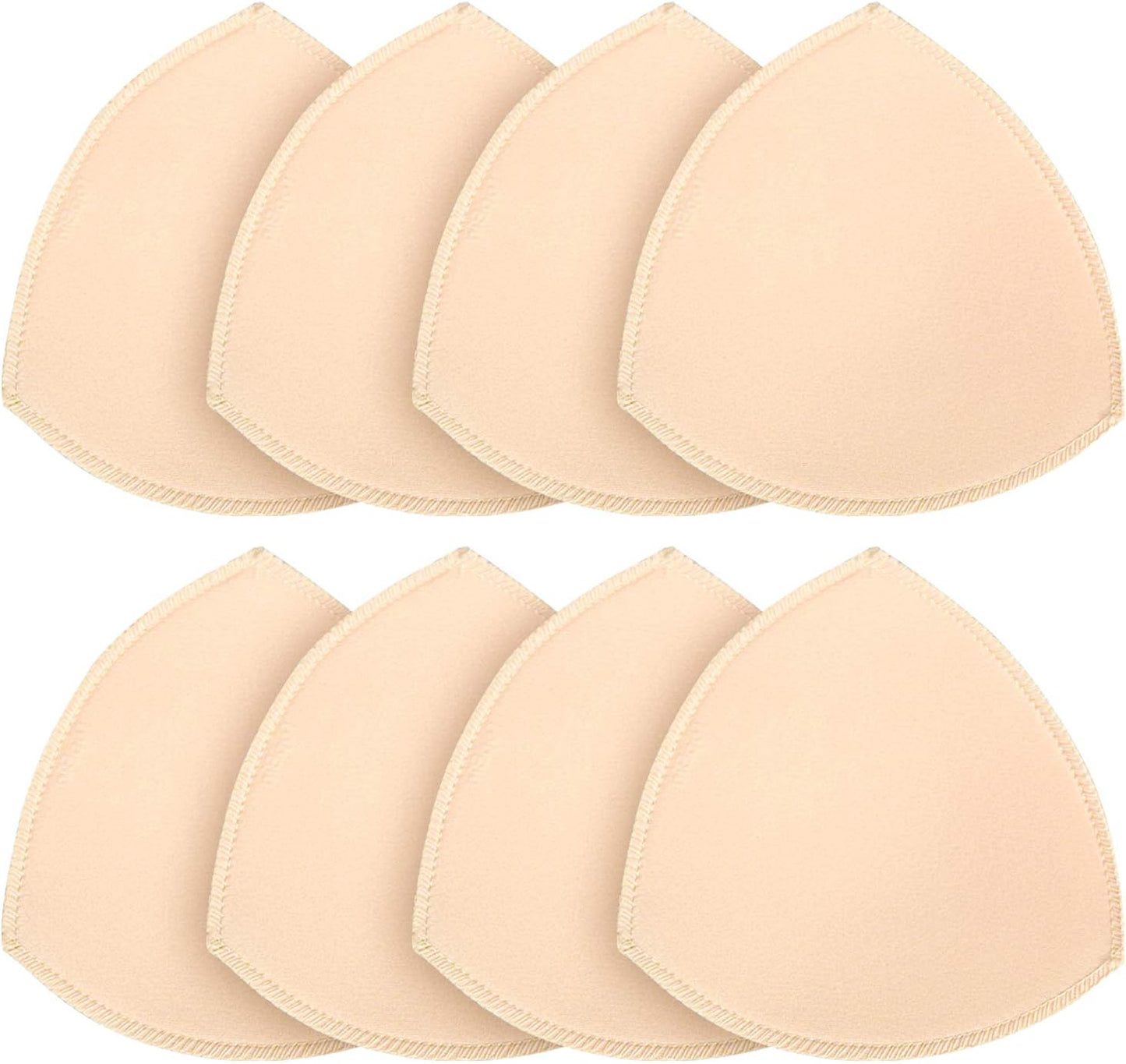 Bra Pad Insert,Removable Sport Bra Cup Triangle Breathable & Reusable Bra Pad for Yoga Bra,Swimsuits,Bikini
