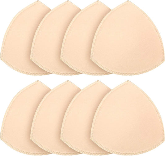 Bra Pad Insert,Removable Sport Bra Cup Triangle Breathable & Reusable Bra Pad for Yoga Bra,Swimsuits,Bikini