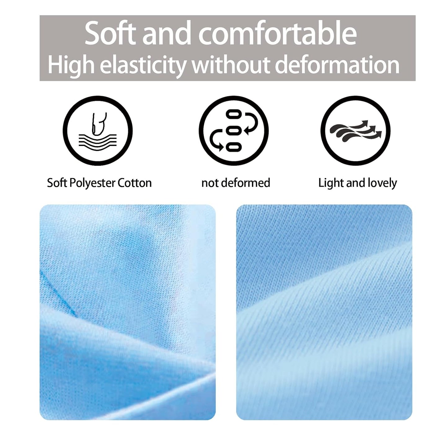 Extra Wide Headbands for Women, 7'' Large Cotton Like Turban Knotted Bandana Head Bands for Women Non Slip, Boho Headbands for Women's Hair (C2-6Pcs, Extra Large 7" Wide)