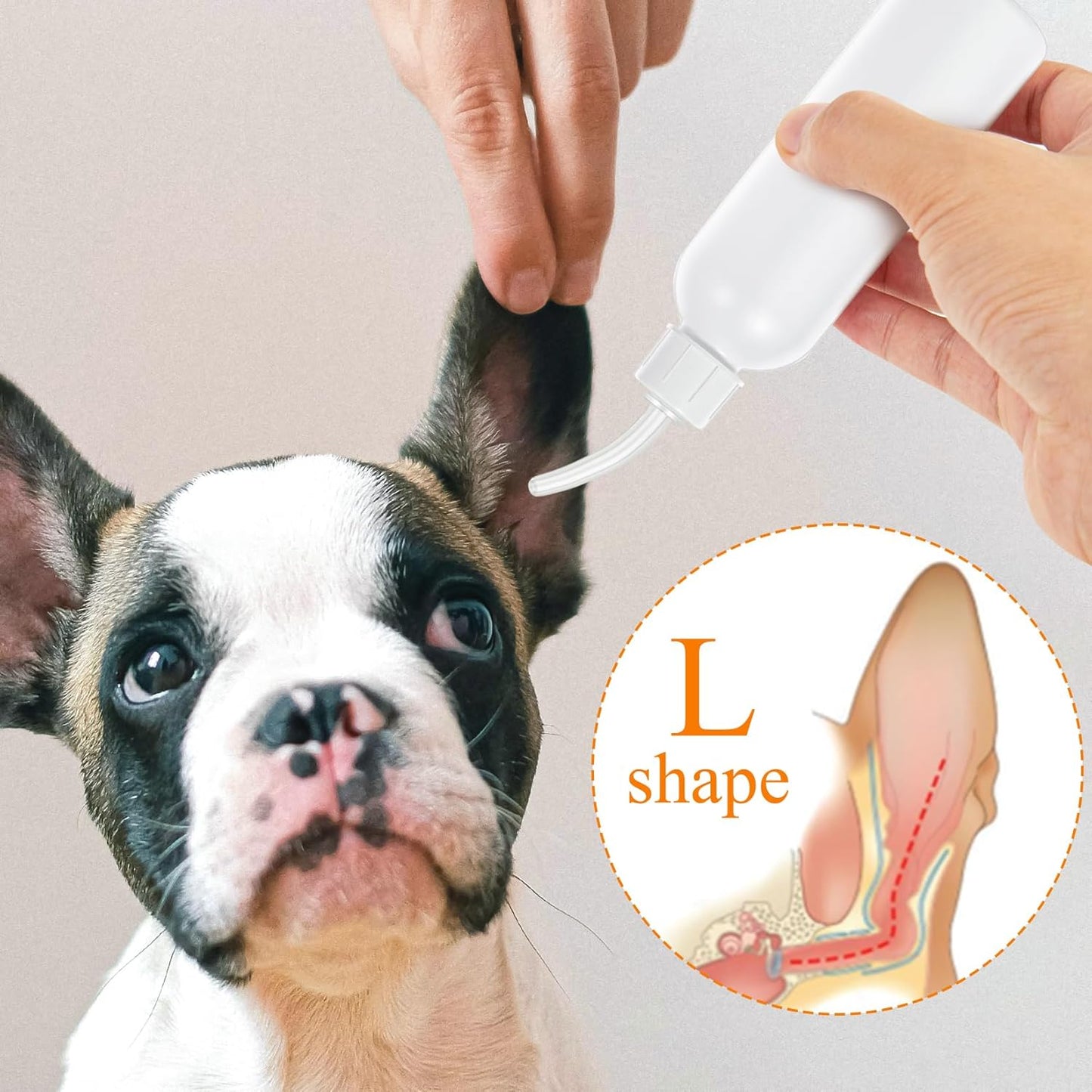 3PCS Empty Plastic Squeeze Bottles for Liquids, 100ML Empty Dropper Bottle for Medicated Ear Drops for Dogs